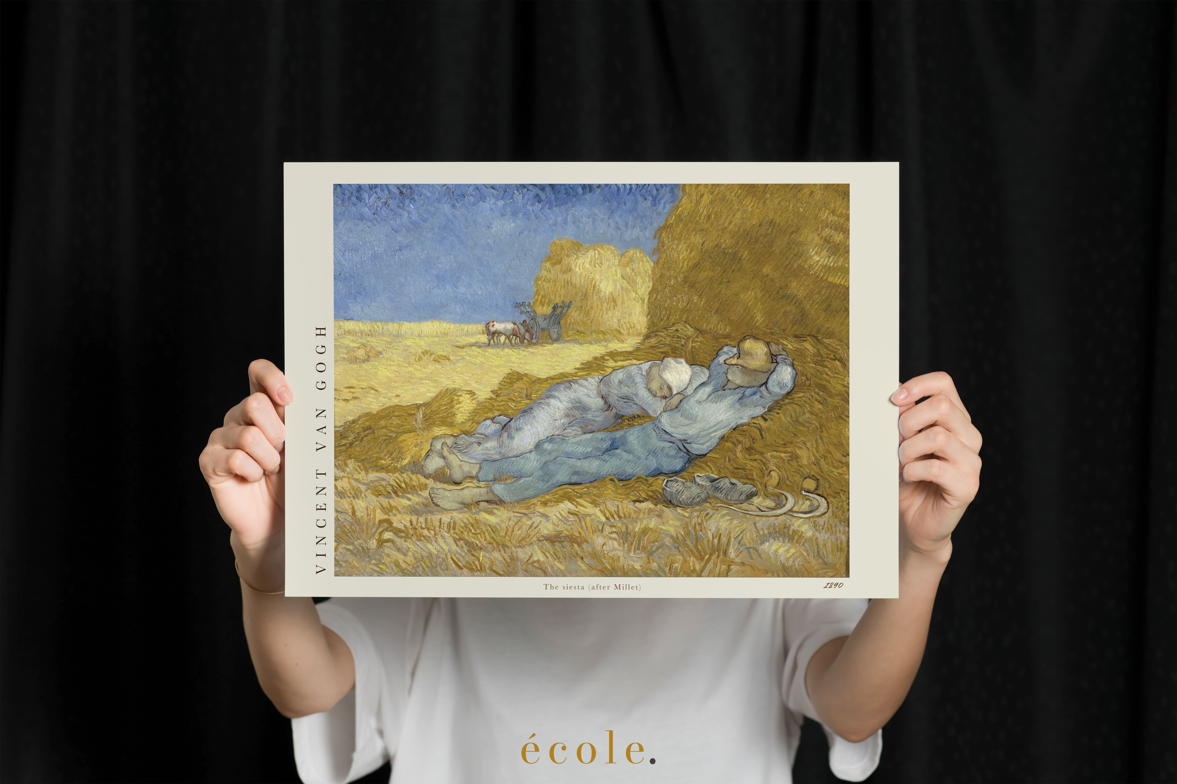 Vincent Van Gogh - The Siesta (after Millet)
