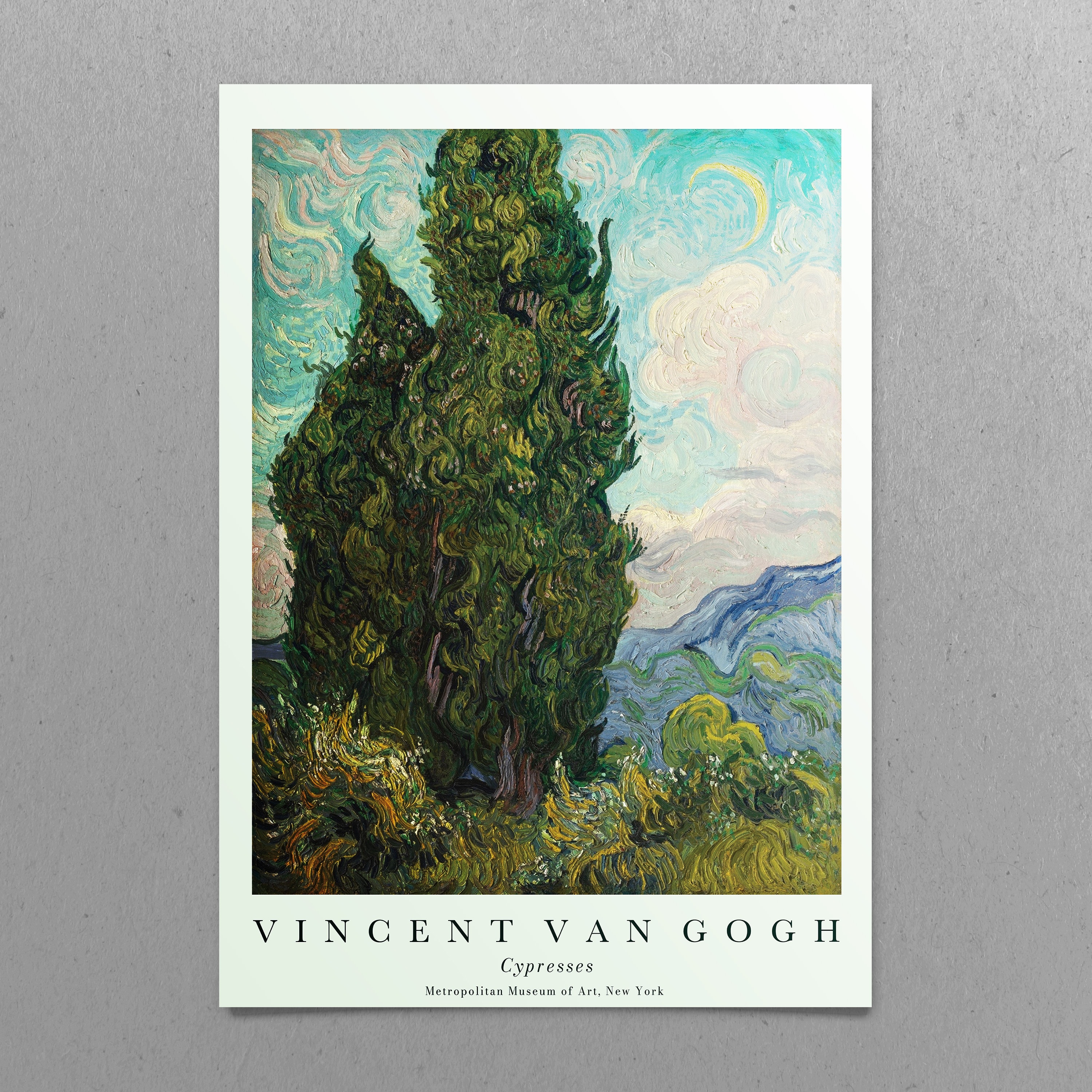 Vincent van Gogh - Cypresses