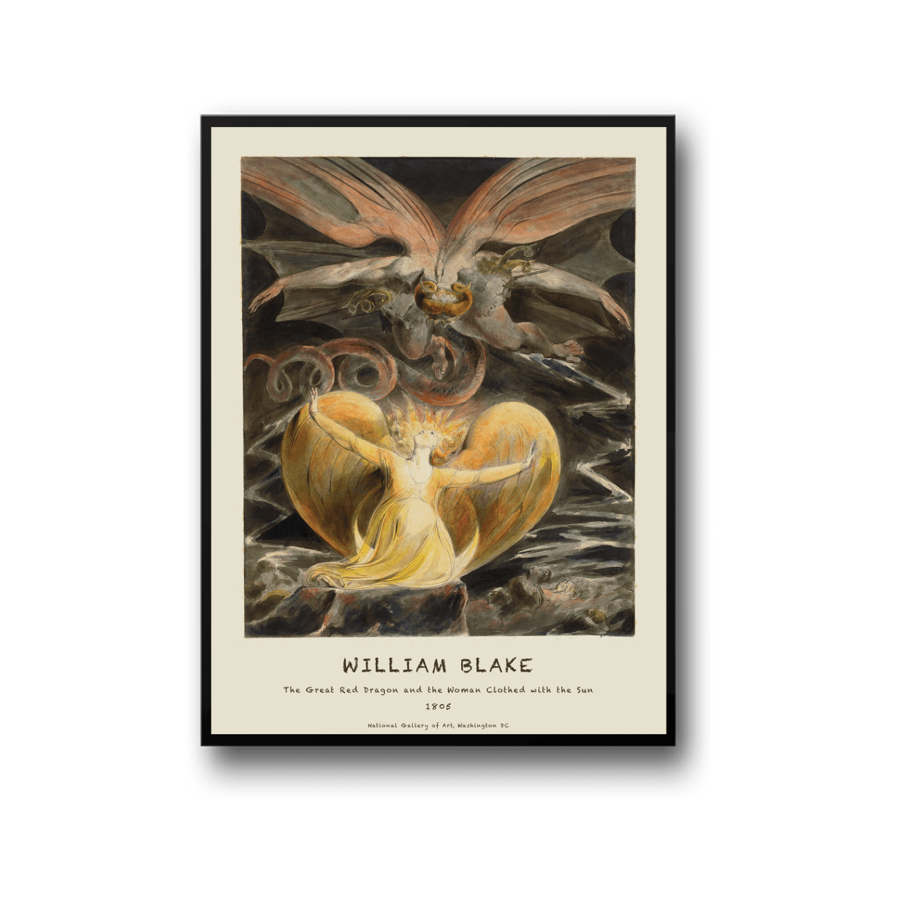 William Blake - The Great Red Dragon and the Woman Clothed with the Sun