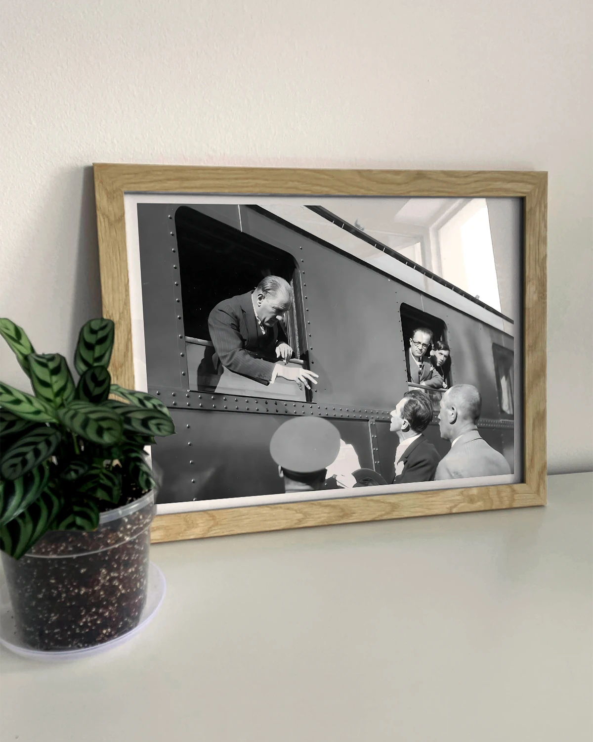 Atatürk'ün Trendeki Fotoğrafı