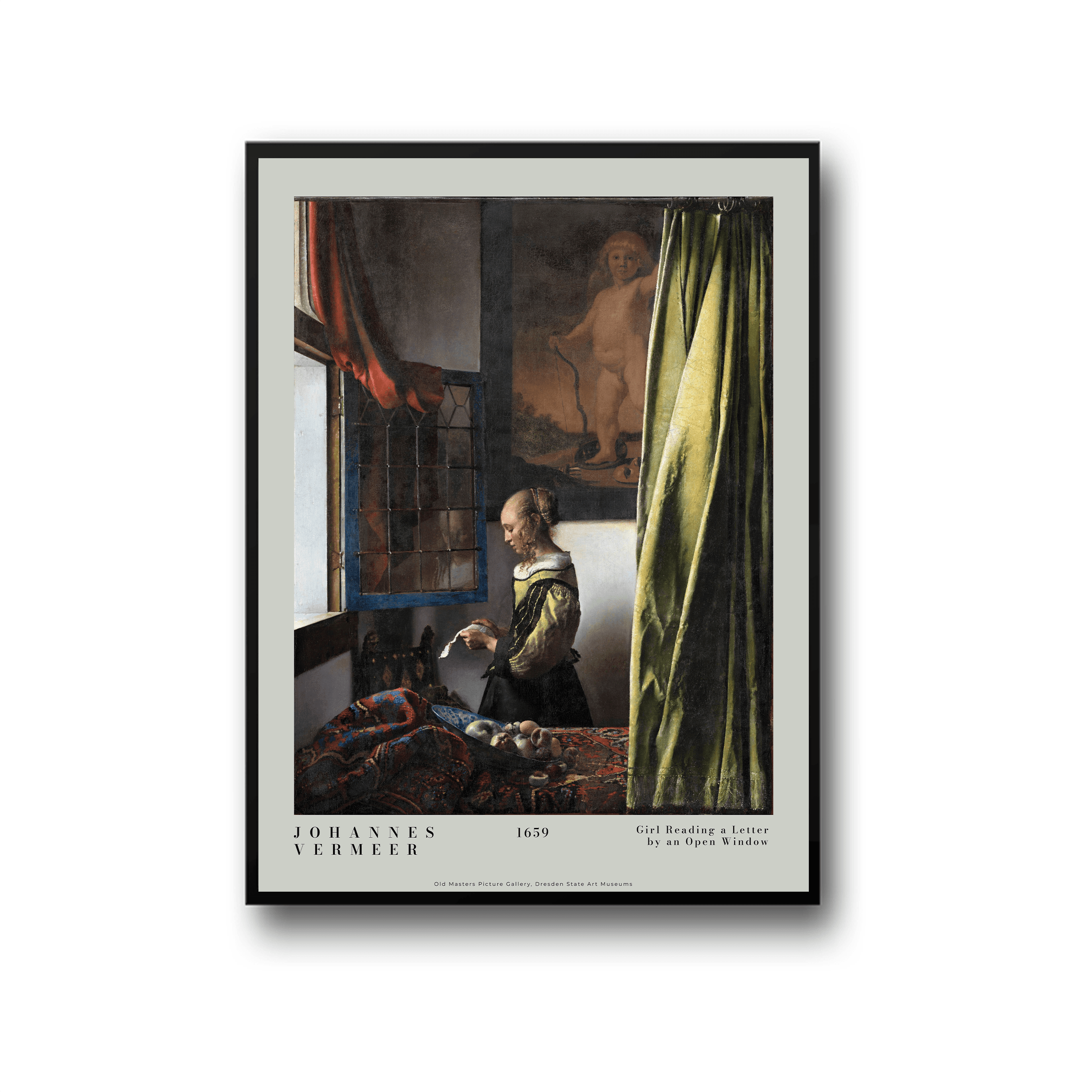 Johannes Vermeer - Girl Reading a Letter by an Open Window