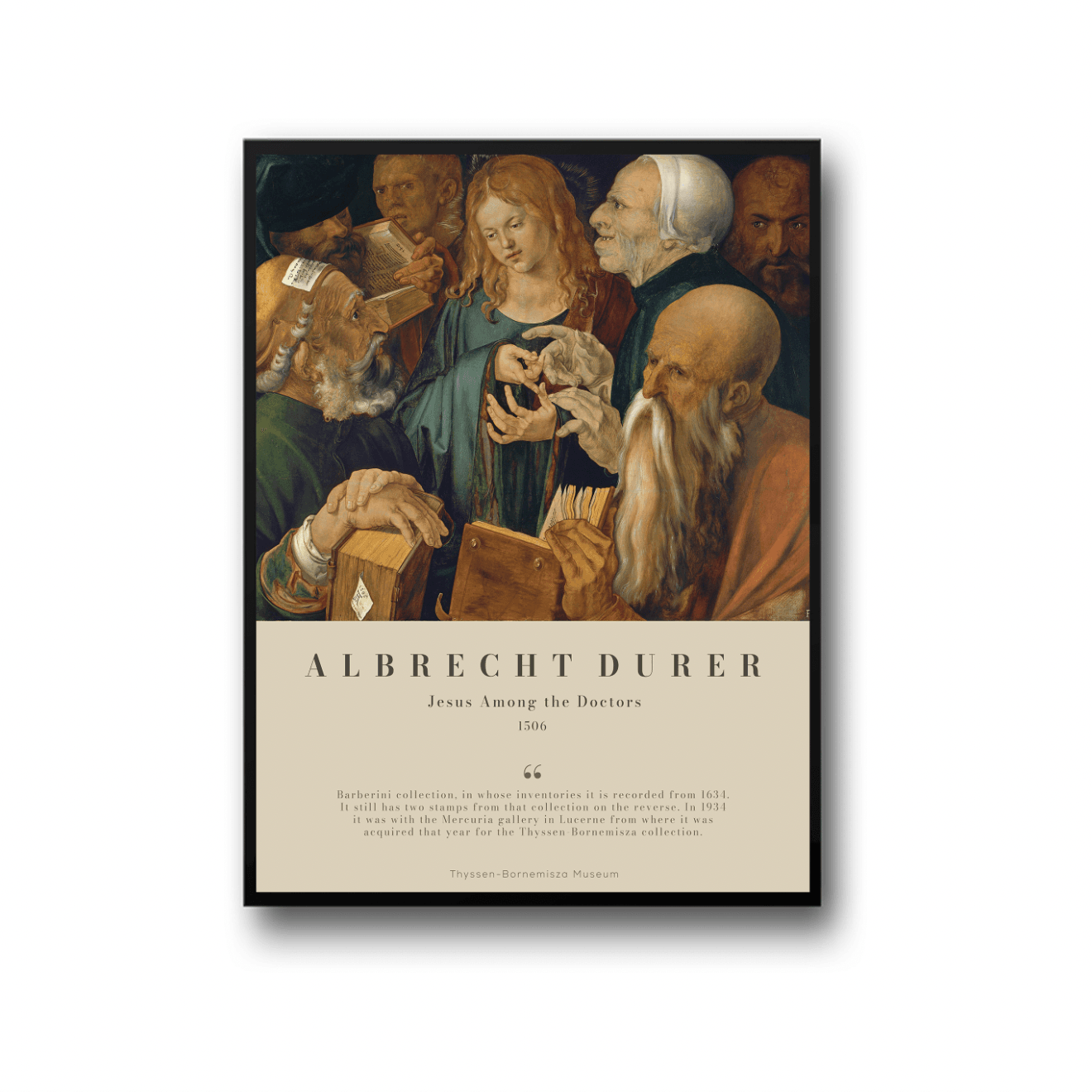 Albrecht Dürer - Jesus Among the Doctors 