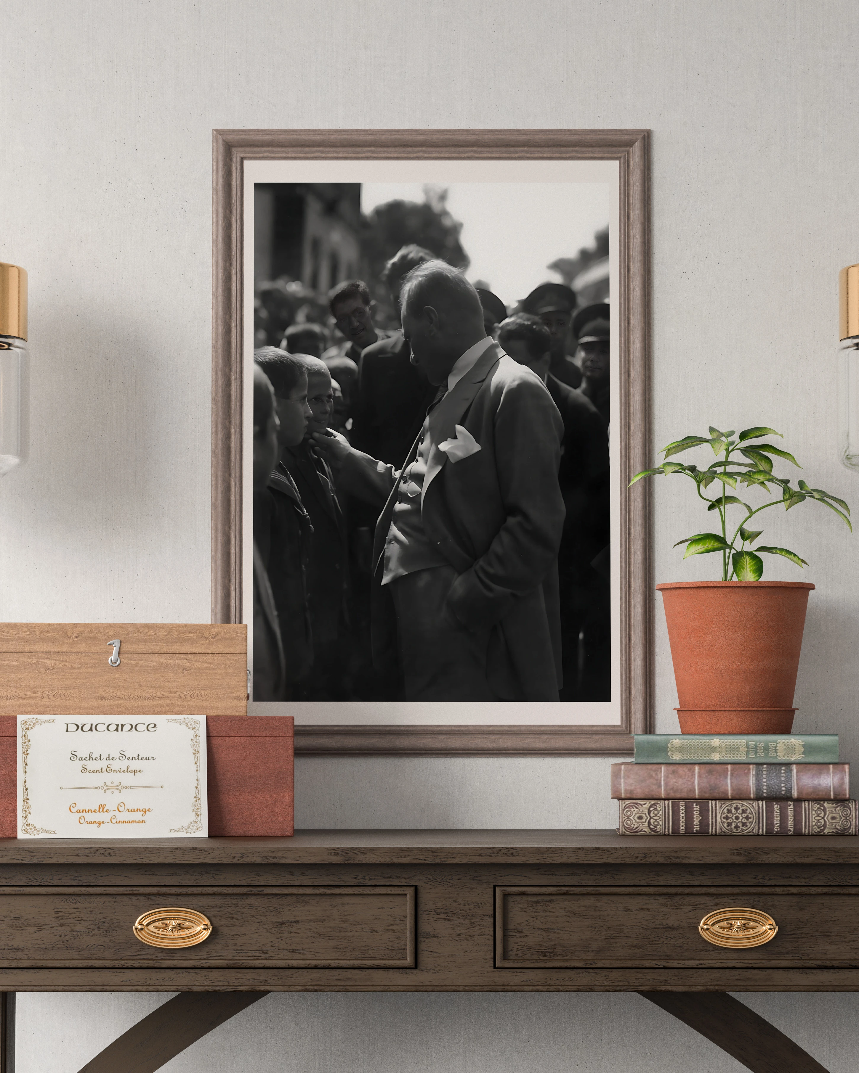 Atatürk ve Çocuk Poster