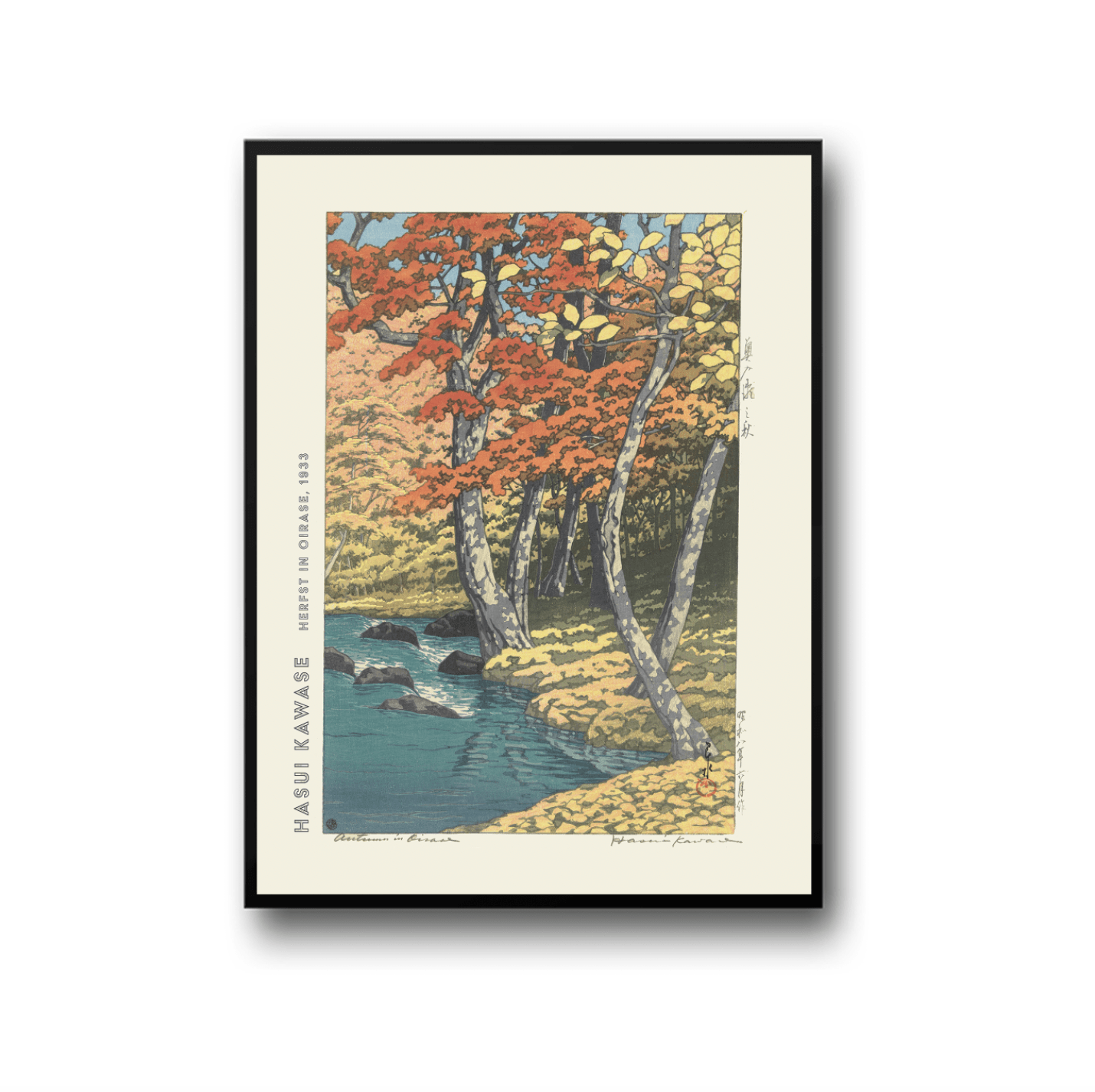 Hasui Kawase - Herfst in Oirase