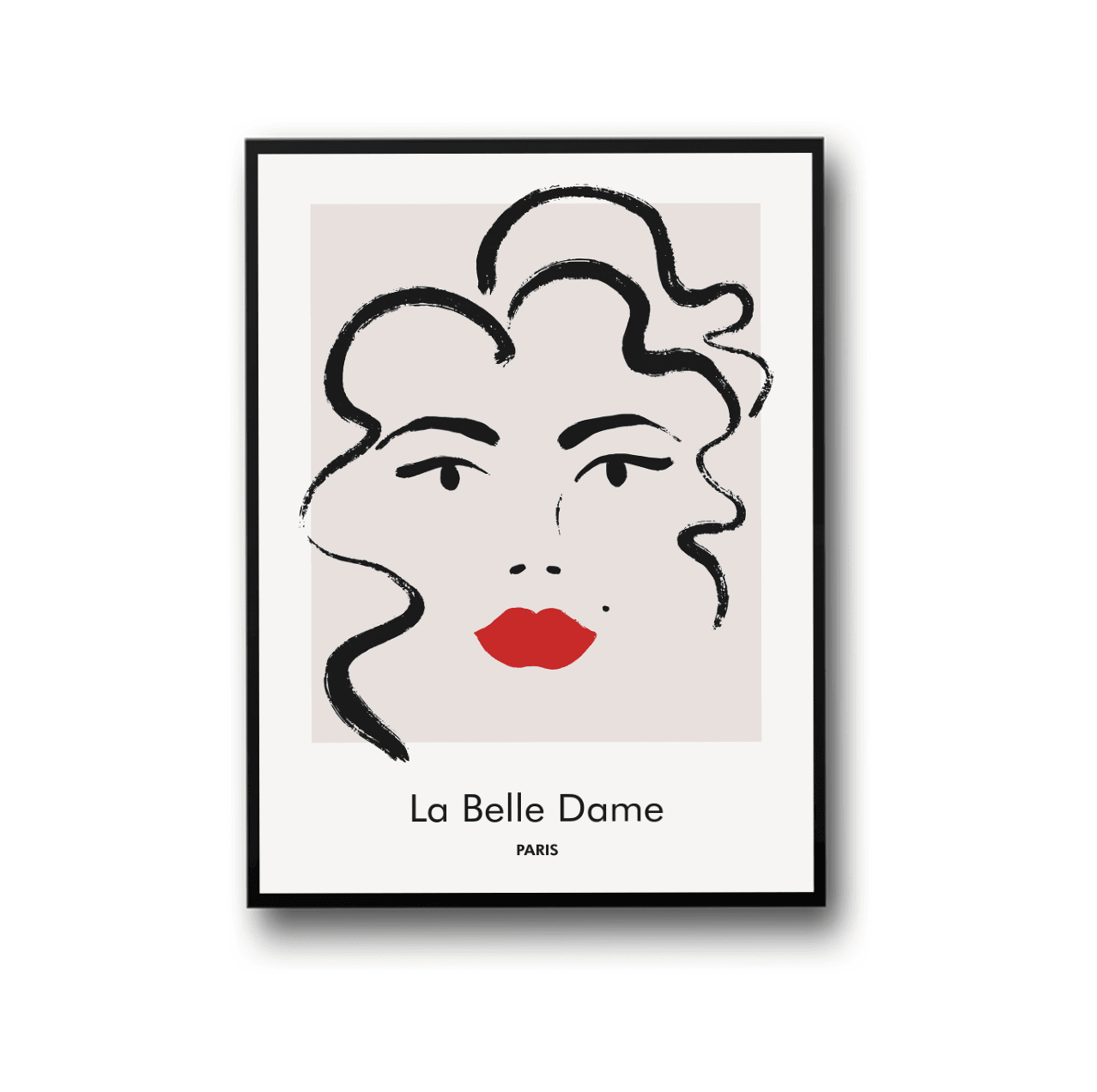 La Belle Dame Modern Sanat Posteri