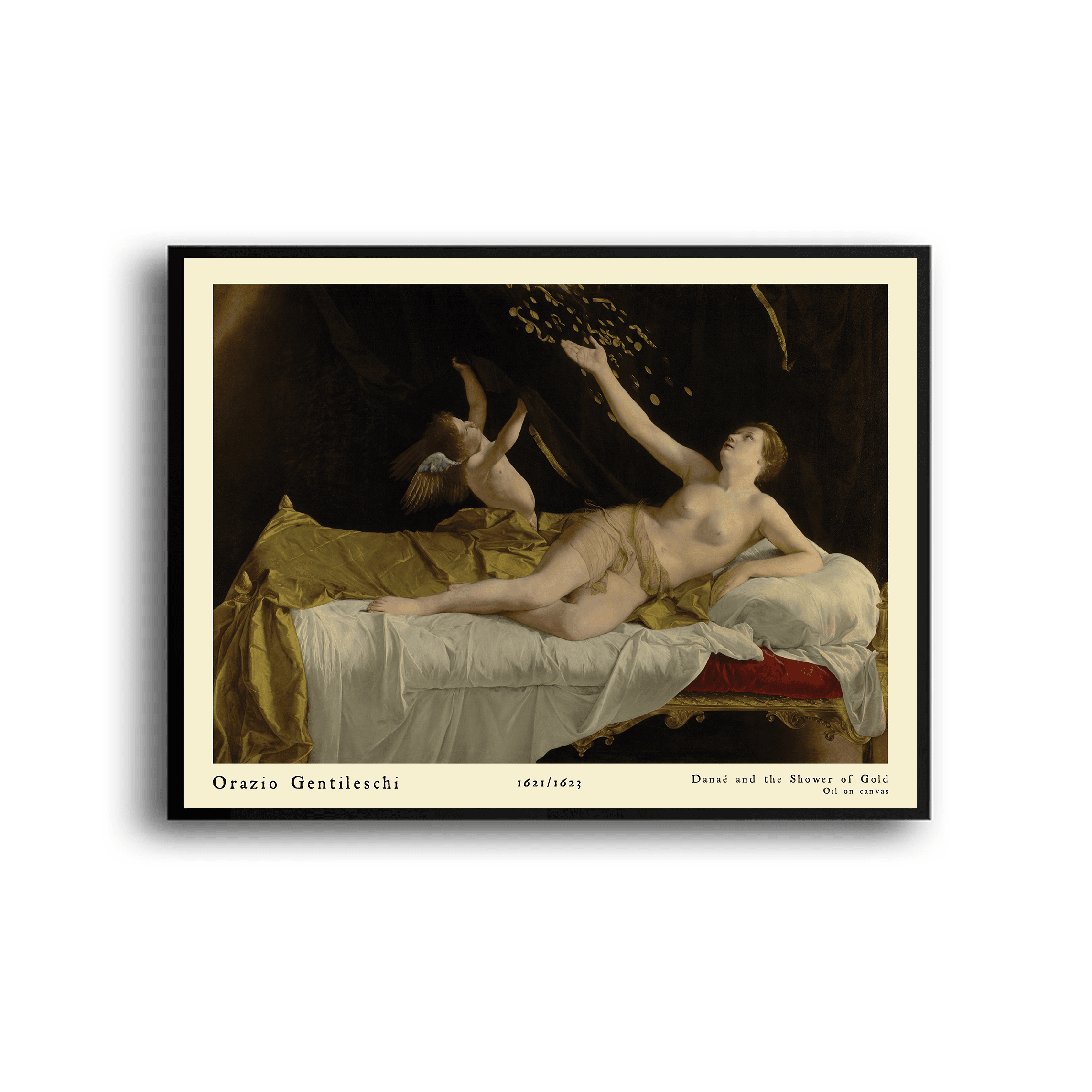 Orazio Gentileschi - Danaë and the Shower of Gold