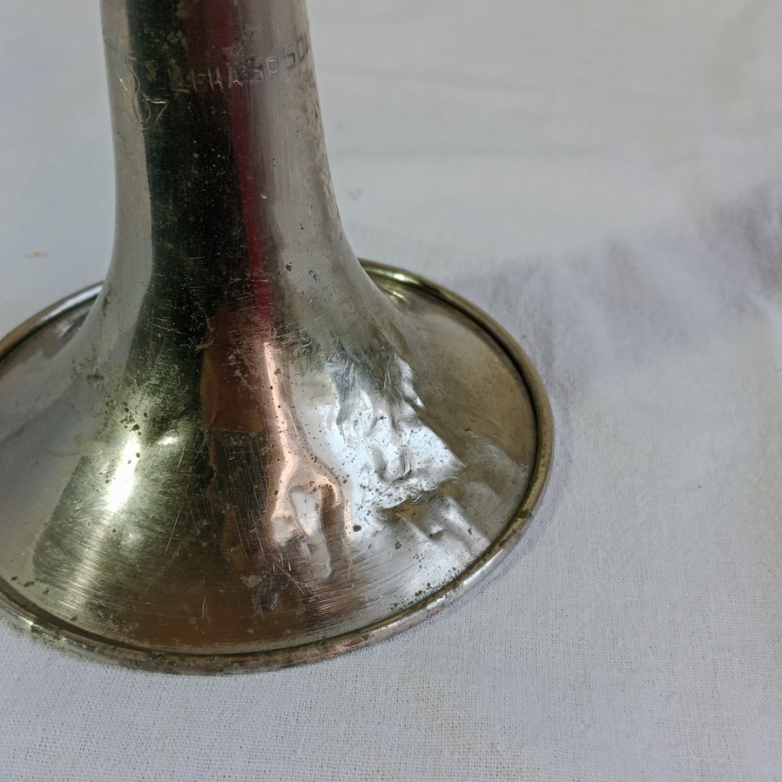 Vintage brass trumpet