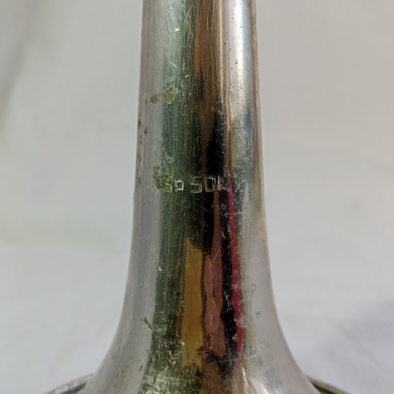 Vintage brass trumpet