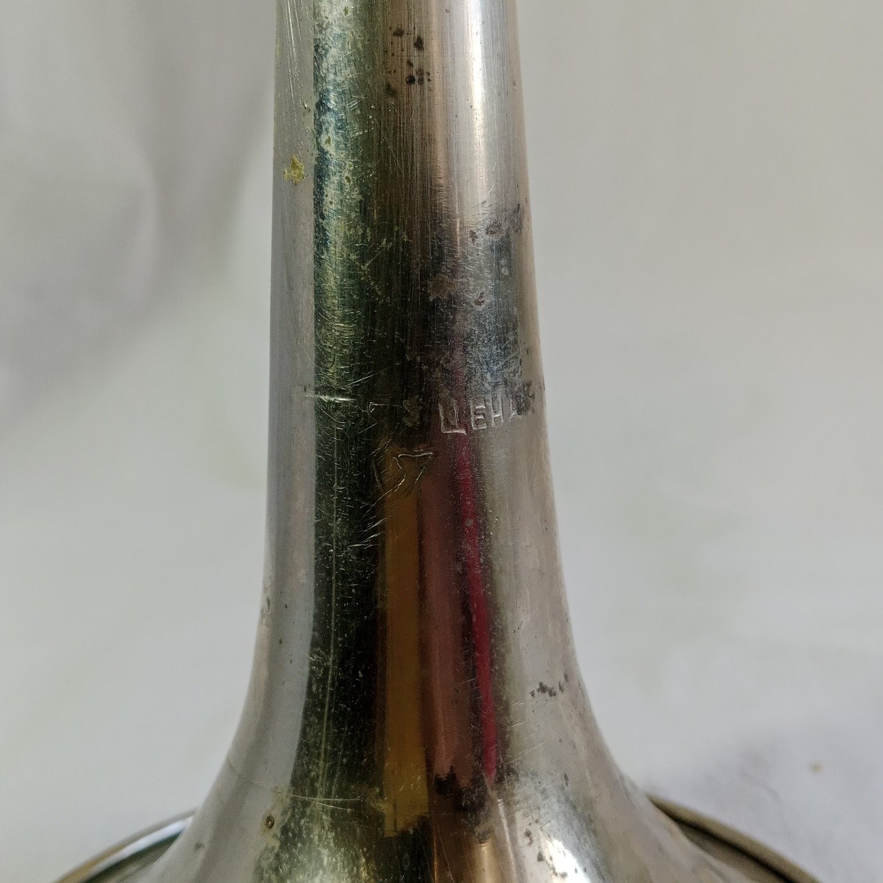 Vintage brass trumpet