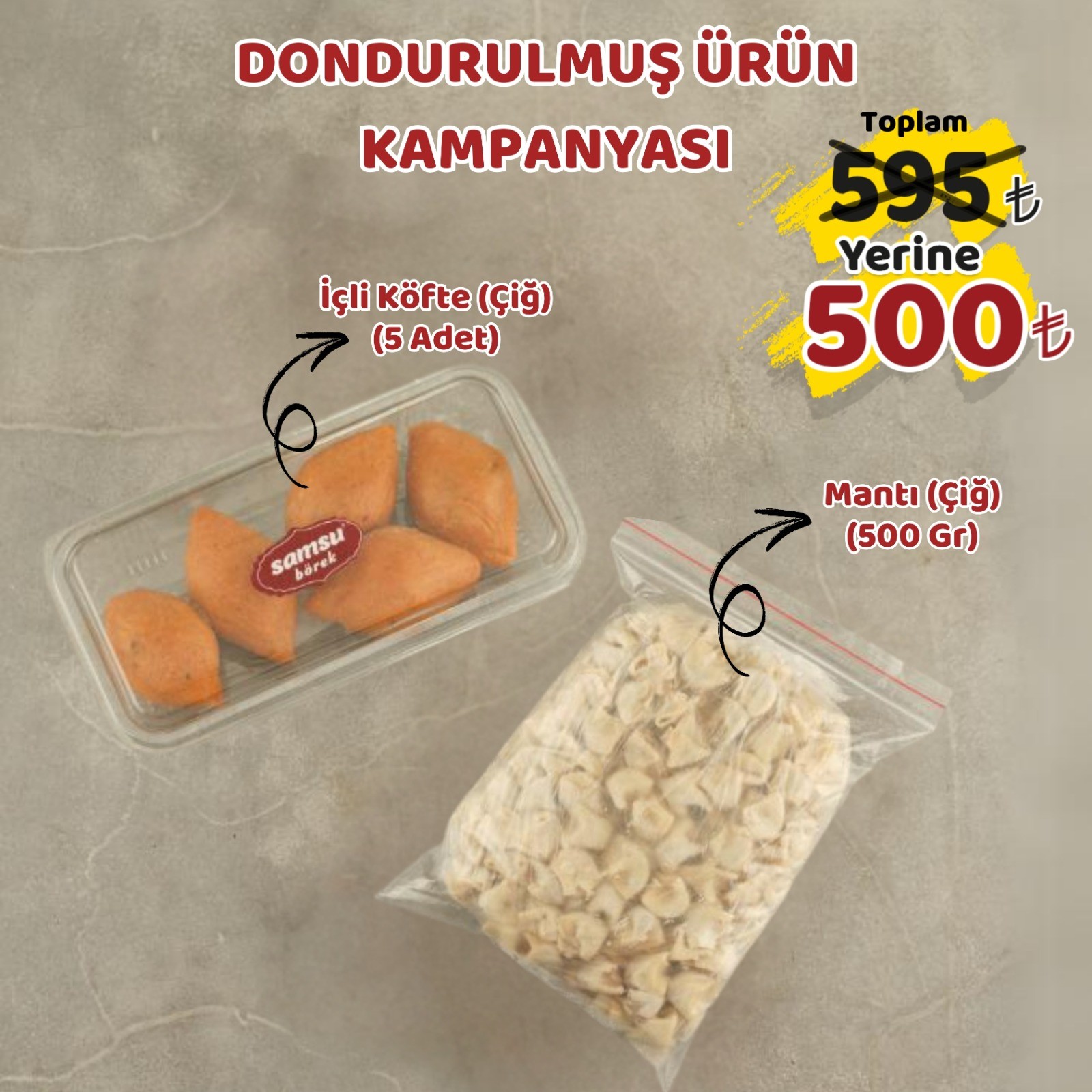 Dondurulmuş Ürün Kampanyası