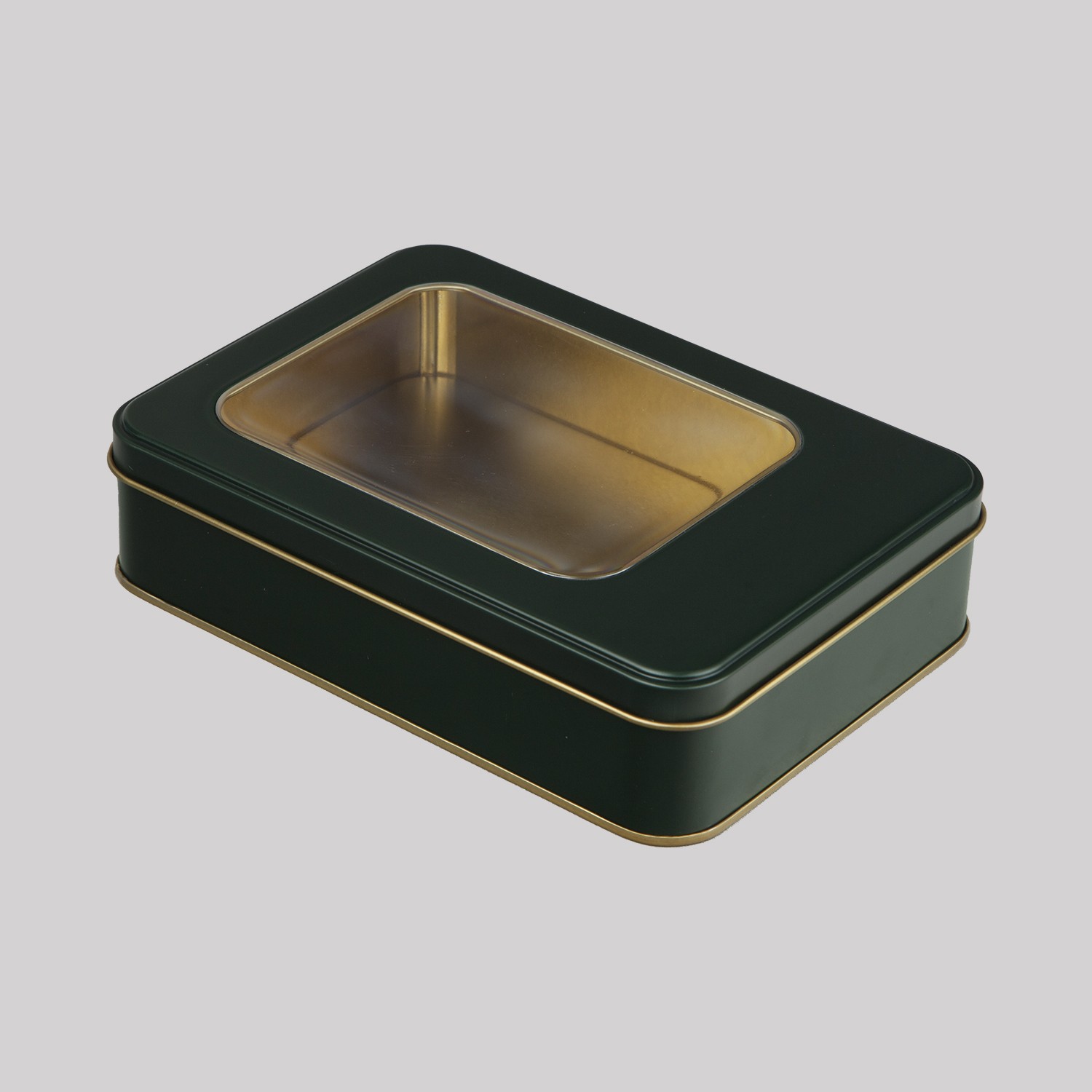 Pencereli Metal Kutu Yeşil 190 x 135 x 45H mm - 96 Adet