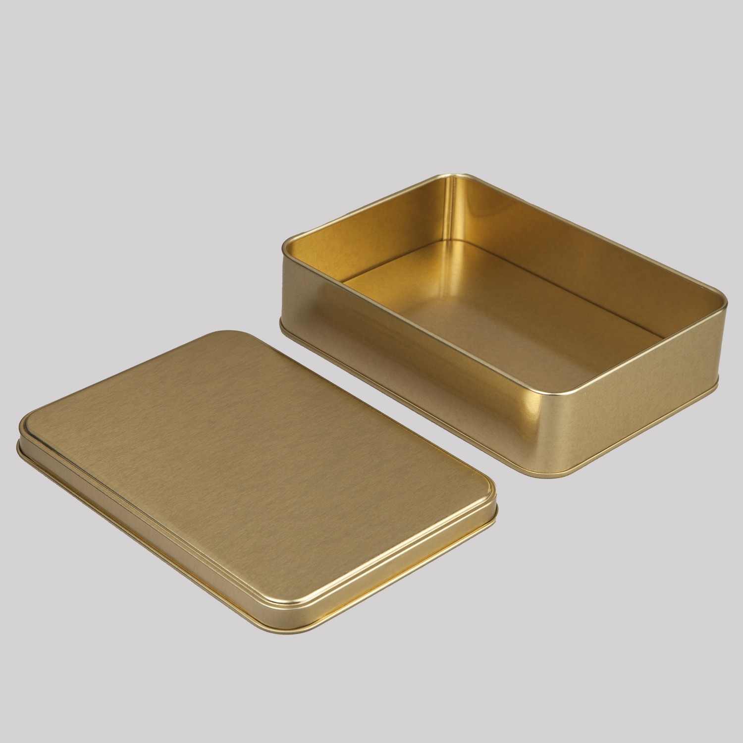 Metal Kutu Altın 190 x 135 x 45H mm - 96 Adet