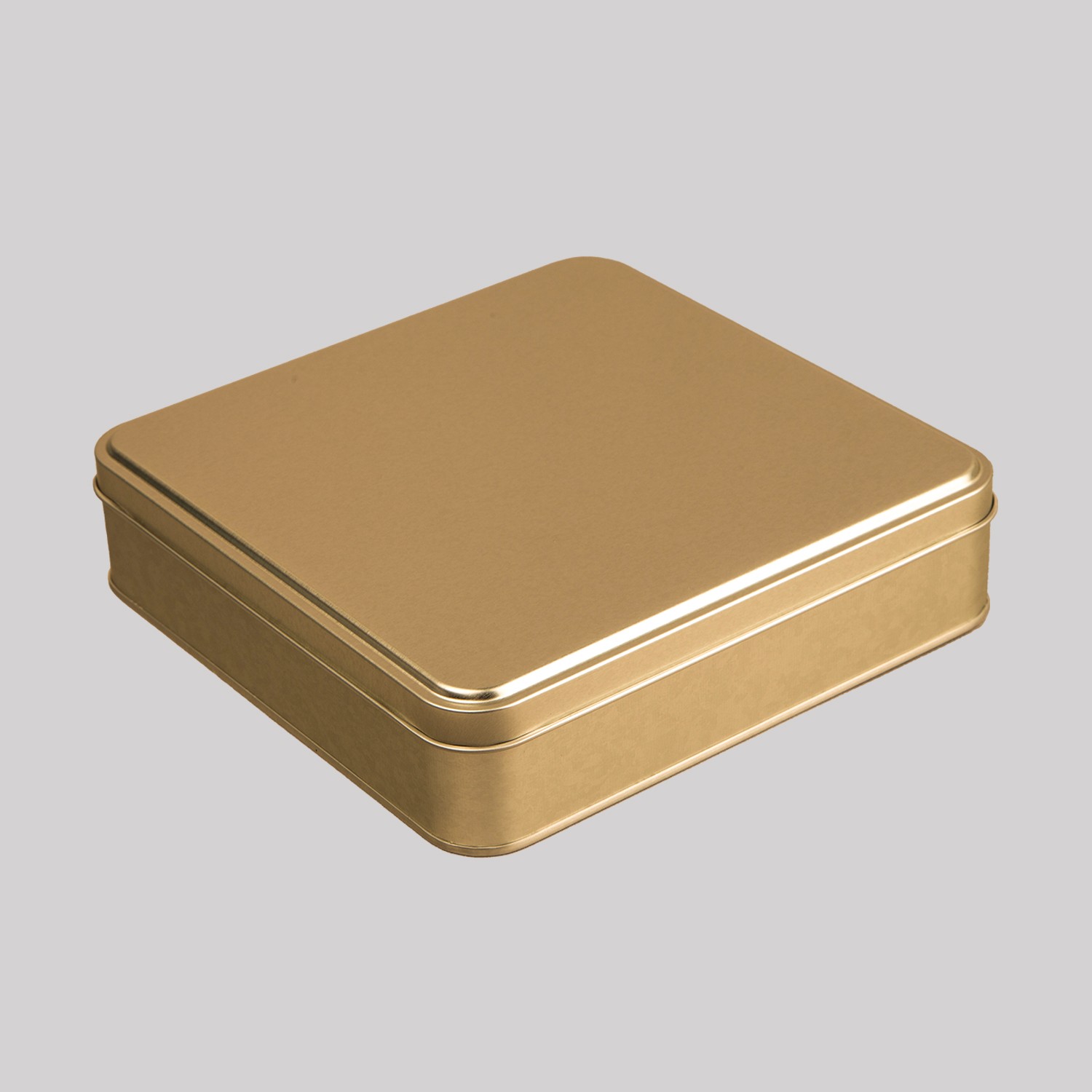 Metal Kutu Altın  192 x 192 x 45H mm - 108 Adet