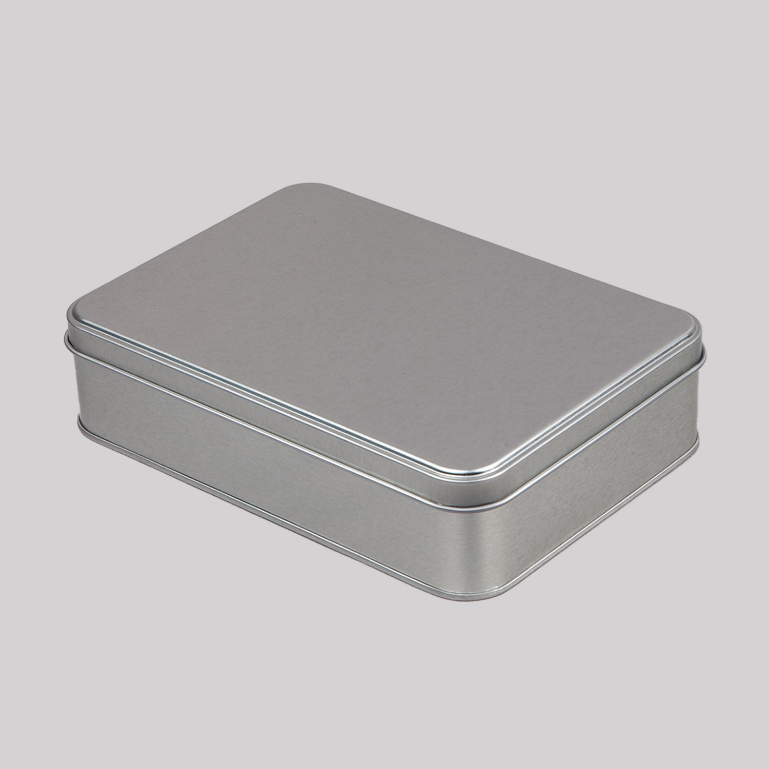 Metal Kutu Gümüş 190 x 135 x 45H mm - 96 Adet
