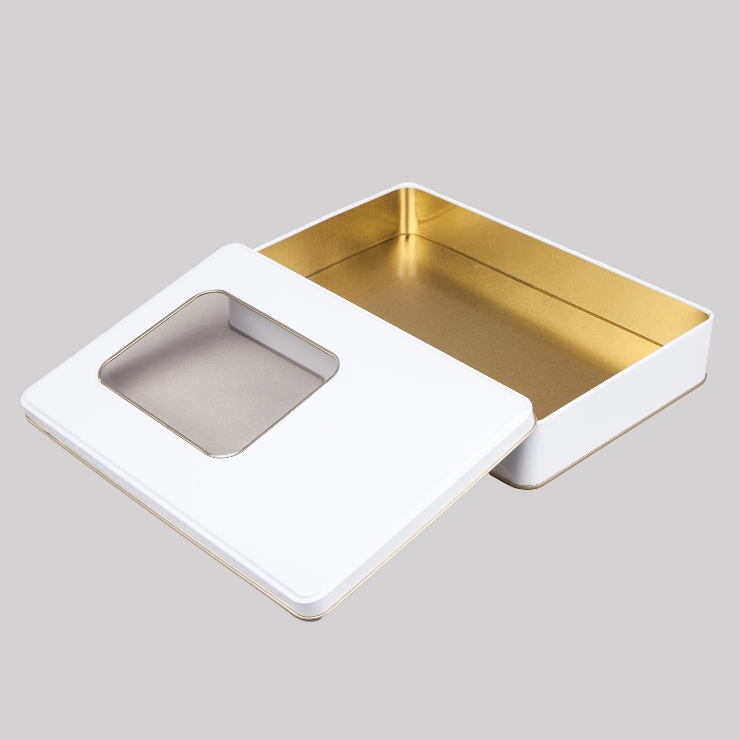 Pencereli Metal Kutu Beyaz  265 x 175 x 45H mm - 96 Adet