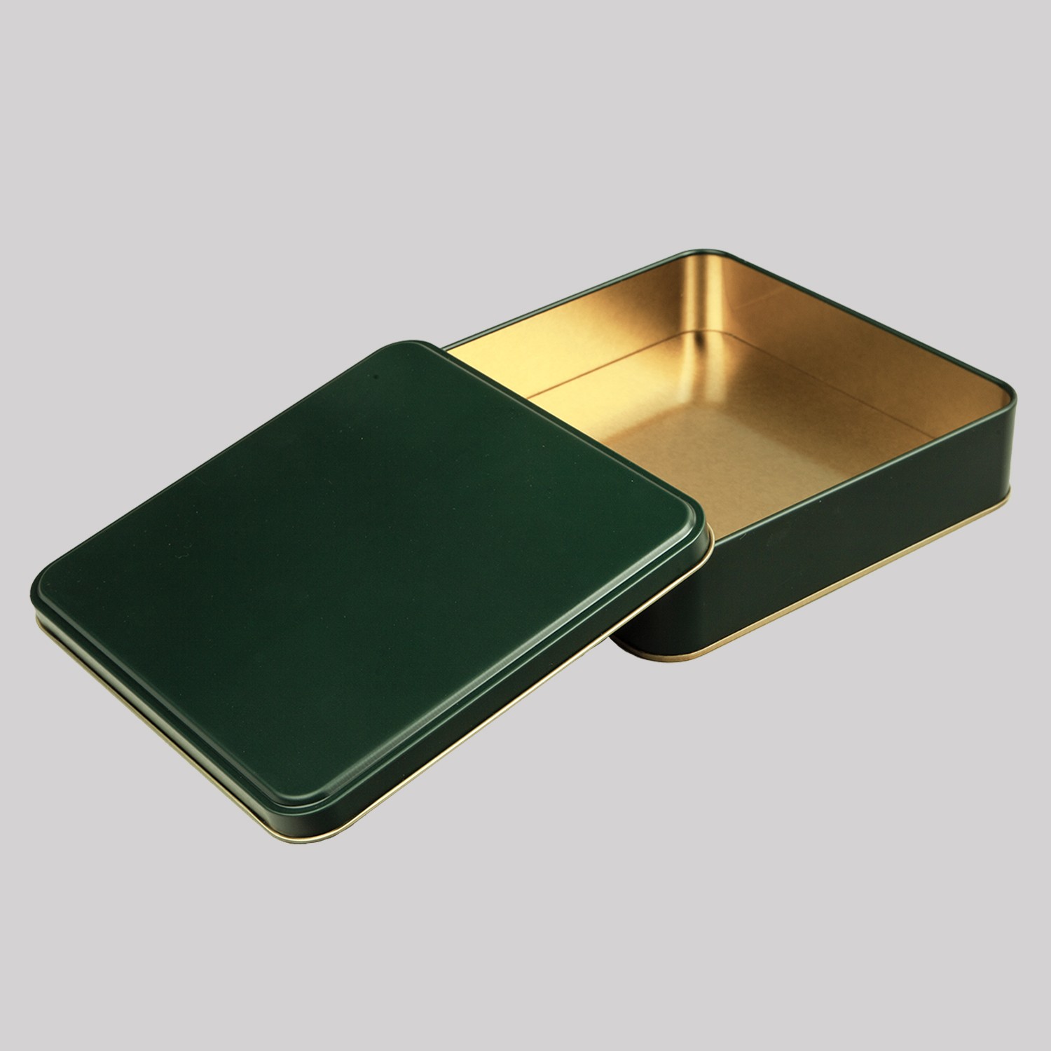 Metal Kutu Yeşil 192 x 192 x 45H mm - 108 Adet