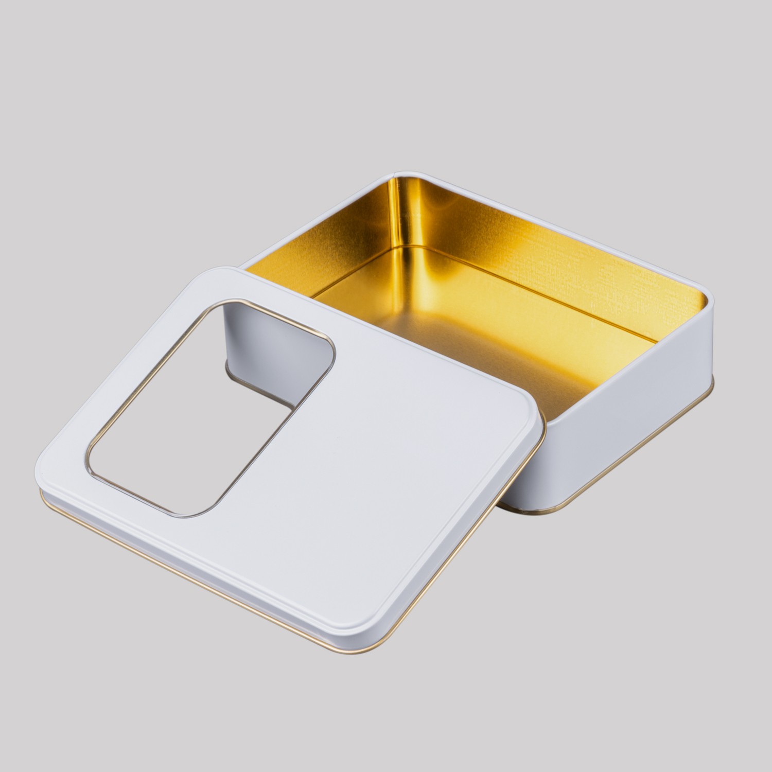 Y.Pencereli Metal Kutu Beyaz  190 x 135 x 45H mm - 240 Adet