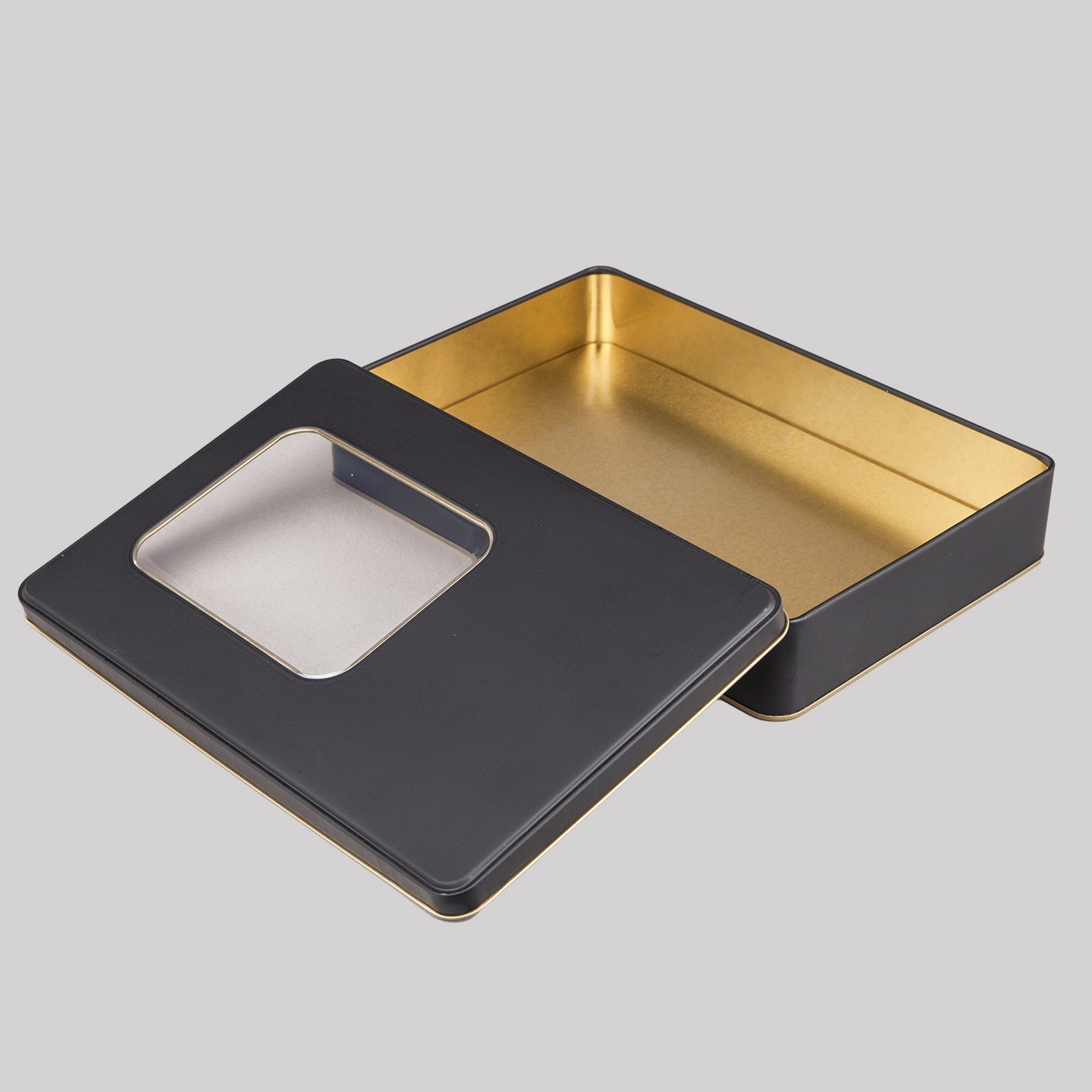 Pencereli Metal Kutu Siyah 265 x 175 x 45H mm - 192 Adet