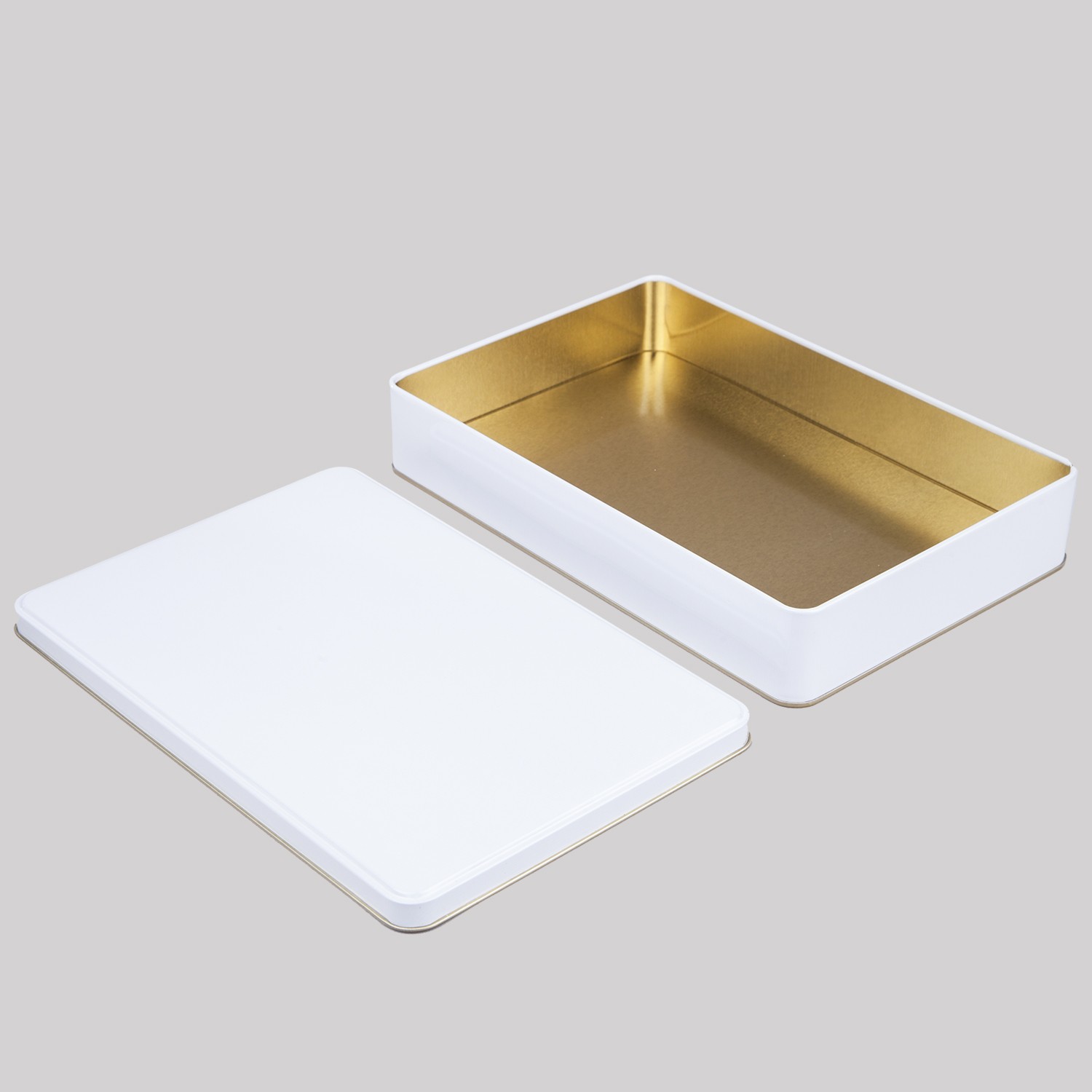 Metal Kutu Beyaz  265 x 175 x 40H mm - 96 Adet
