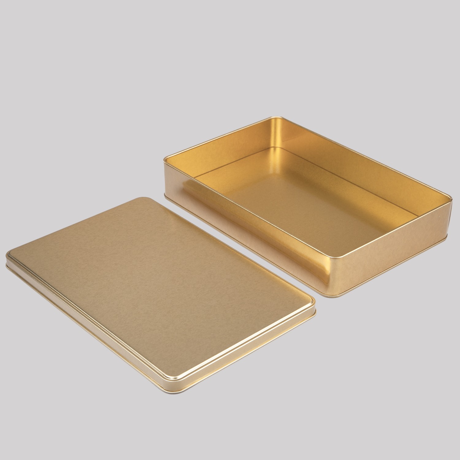 Metal Kutu Altın 265 x 175 x 45H mm - 192 Adet