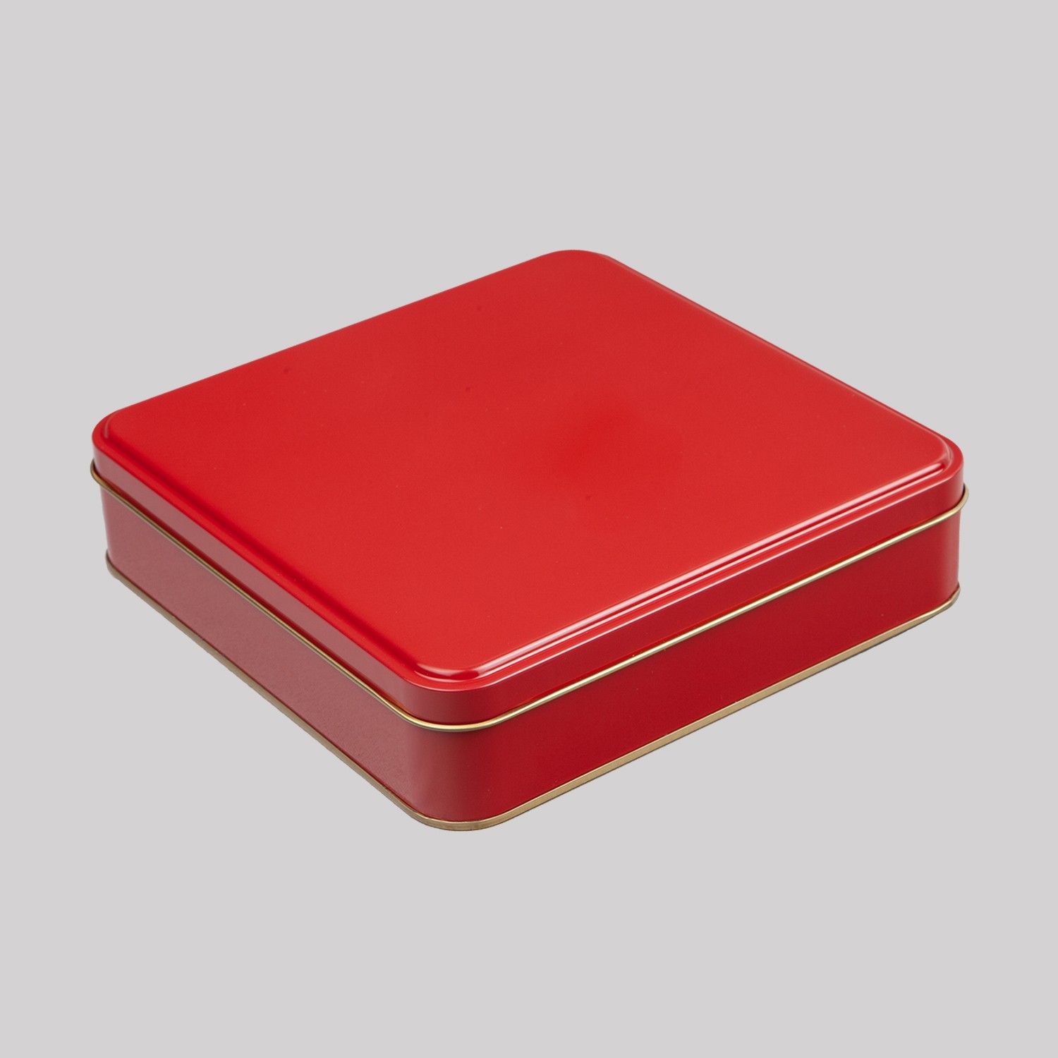 Metal Kutu Kırmızı 192 x 192 x 45H mm - 216 Adet