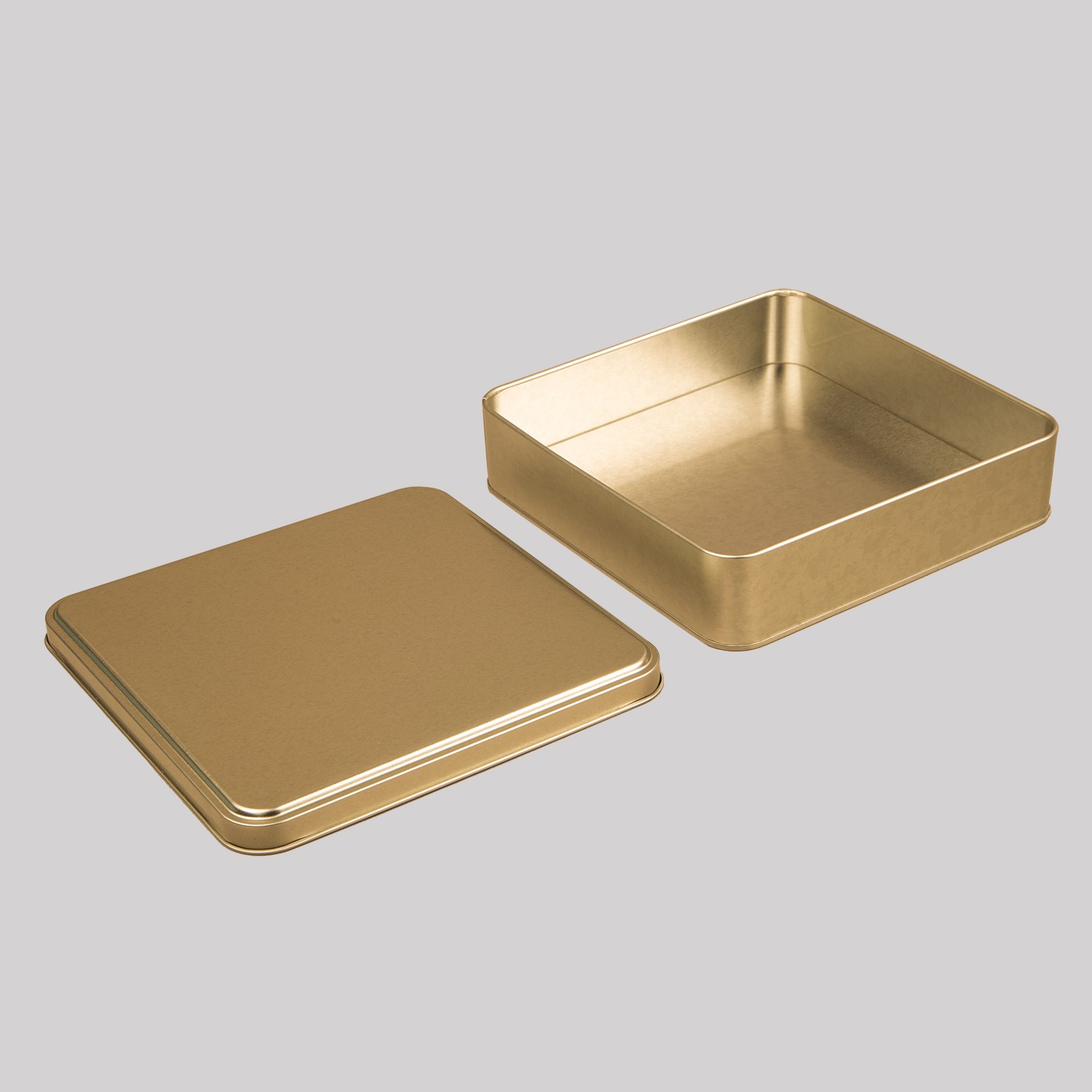Metal Kutu Altın  192 x 192 x 45H mm - 216 Adet