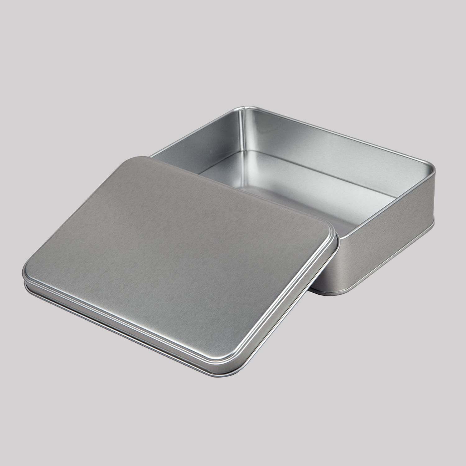 Metal Kutu Gümüş 190 x 135 x 45H mm - 96 Adet