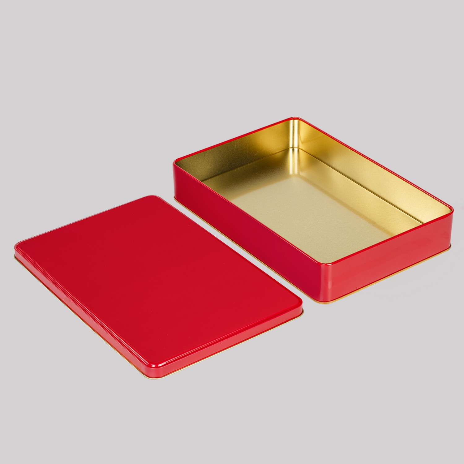 Metal Kutu Kırmızı 265 x 175 x 45H mm - 96 Adet