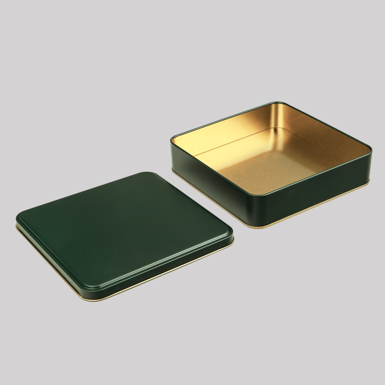 Metal Kutu Yeşil 192 x 192 x 45H mm - 216 Adet