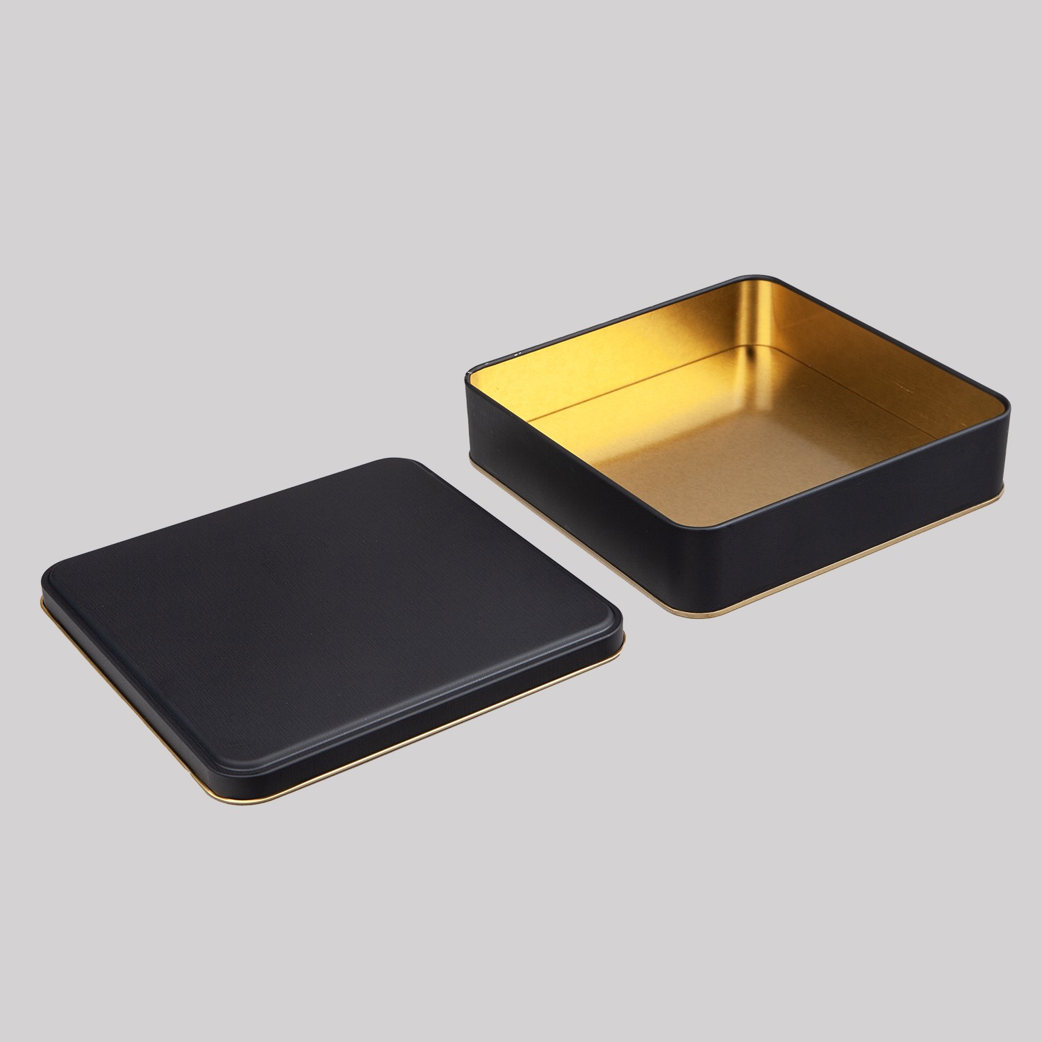 Metal Kutu Siyah  192 x 192 x 45H mm - 108 Adet