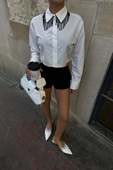 Carmen Püskül Detaylı Gömlek 3387-08