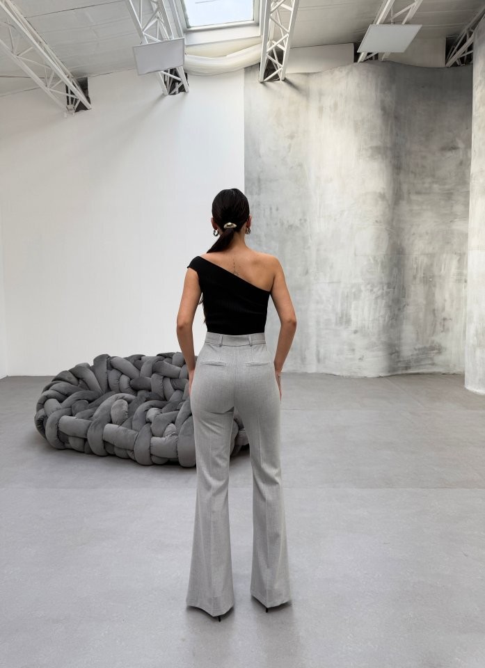 230 Gr Poly Viscose Full Lycra İspanyol Paça Pantolon