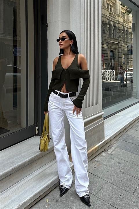 Cynthia Cut Out Triko Hırka 5116-23