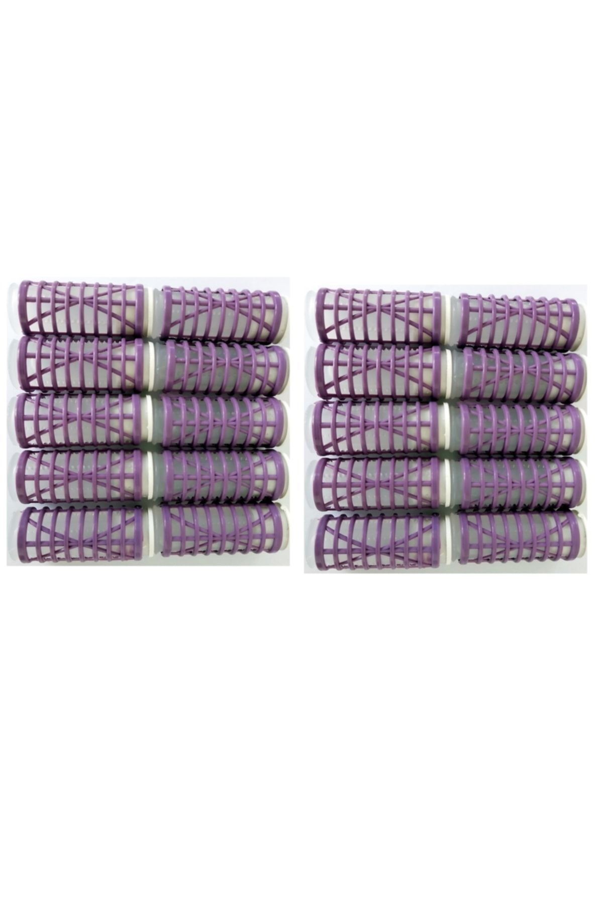 Kaynatmalı-ısıtmalı Bigudi Mor 10lu X 2 Paket