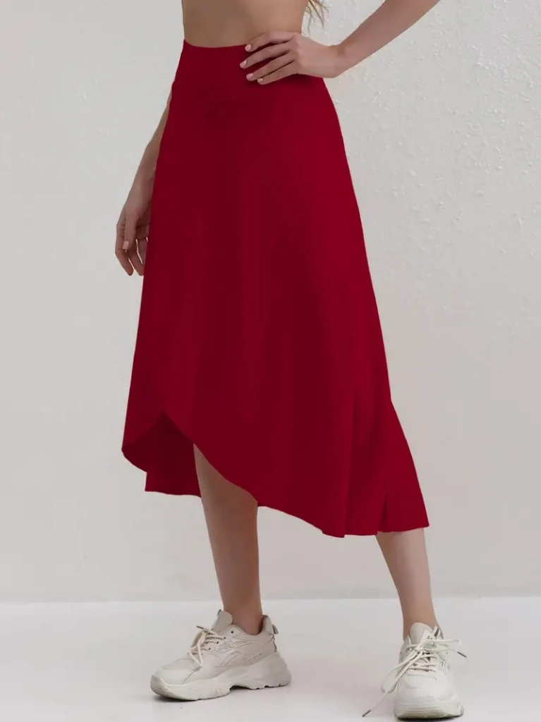 Kadın Cep Detay Taytlı Sandy Etek