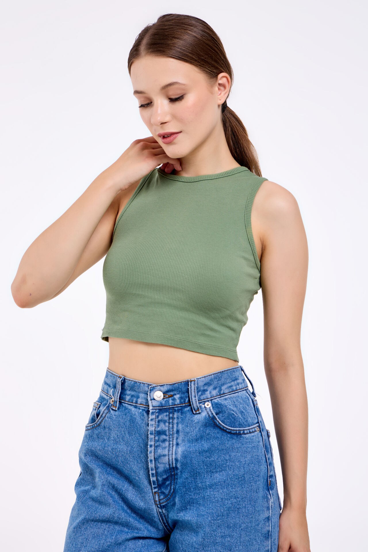 Basıc Sıfır Kol Crop