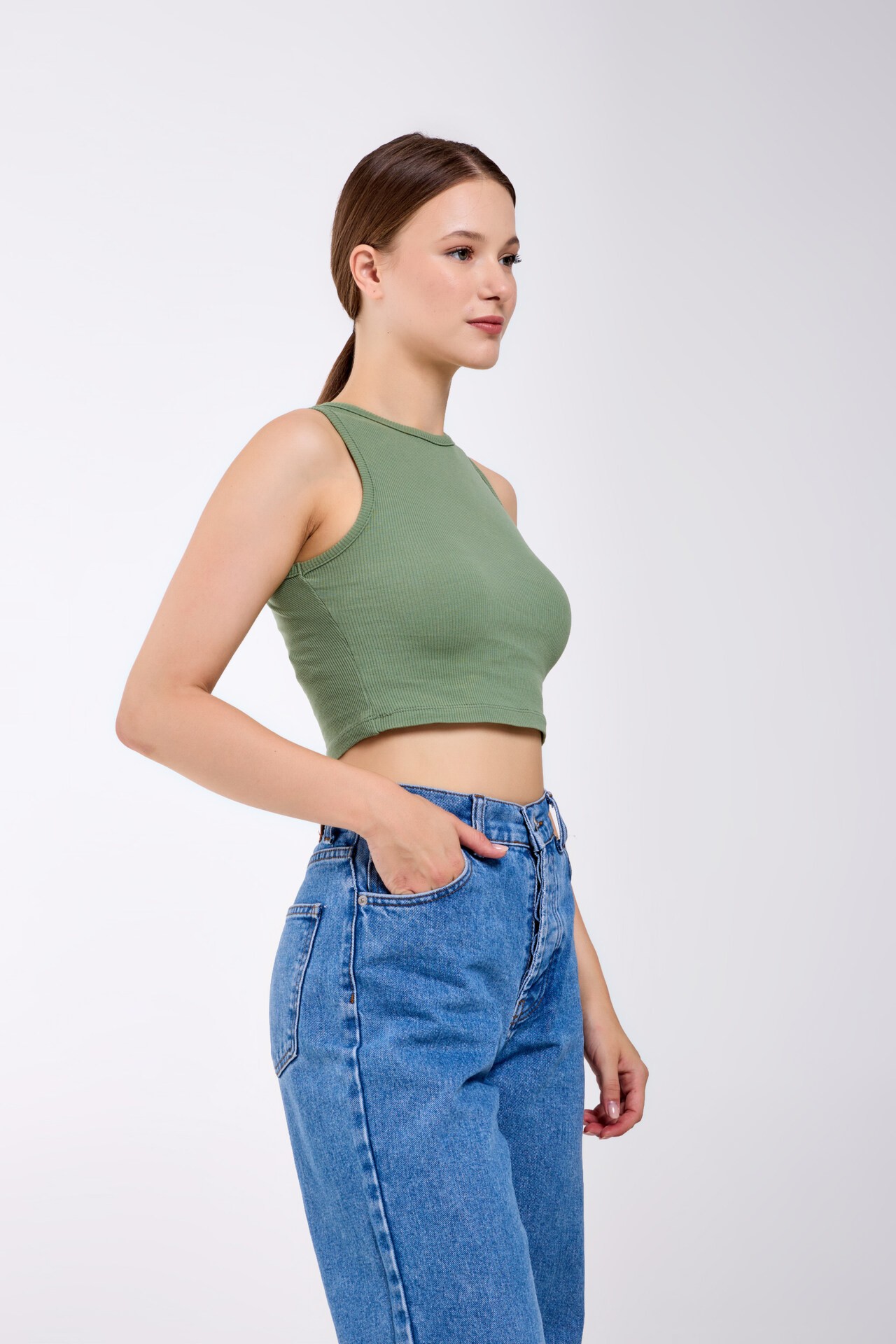 Basıc Sıfır Kol Crop