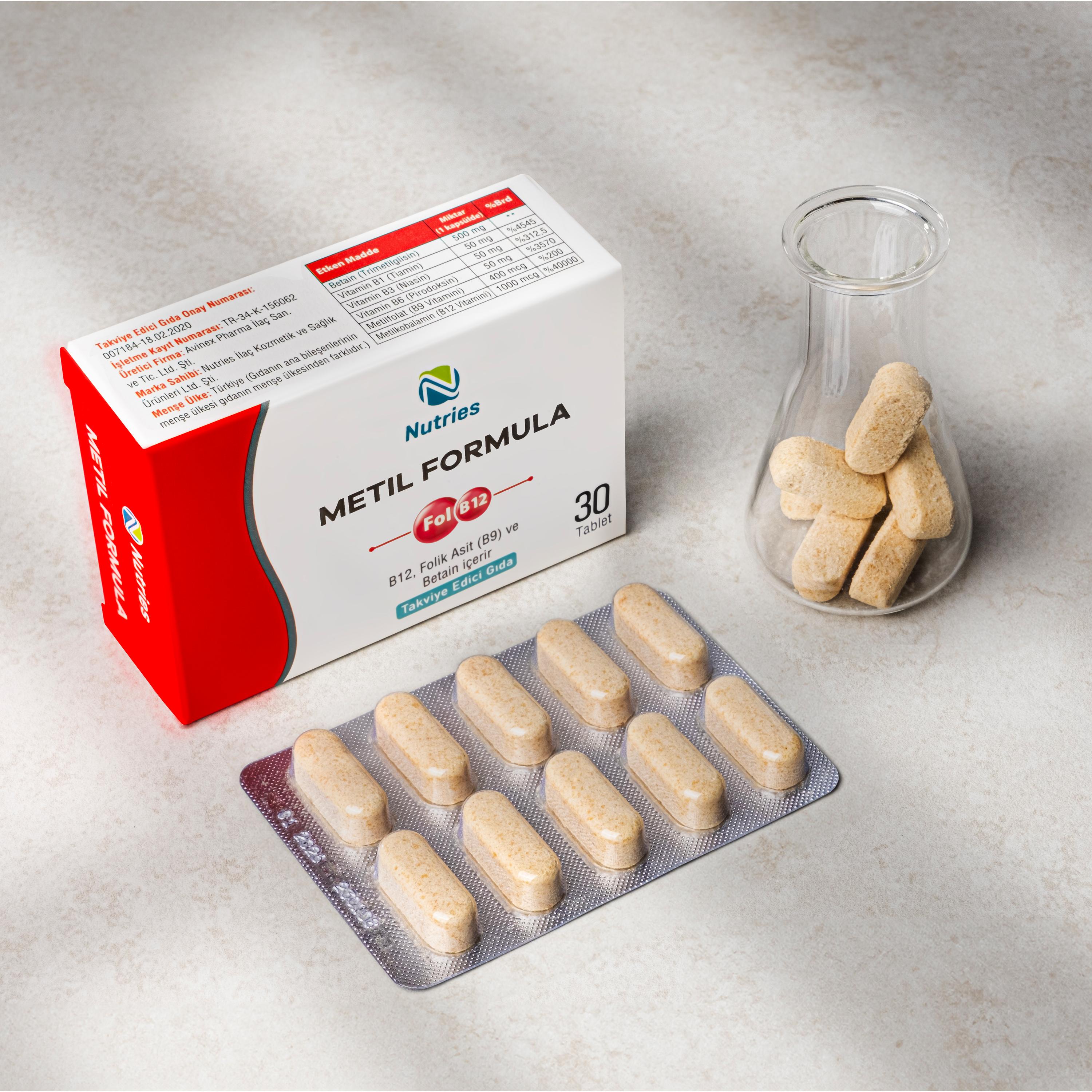 Nutries MetilFormula 30 Tablet