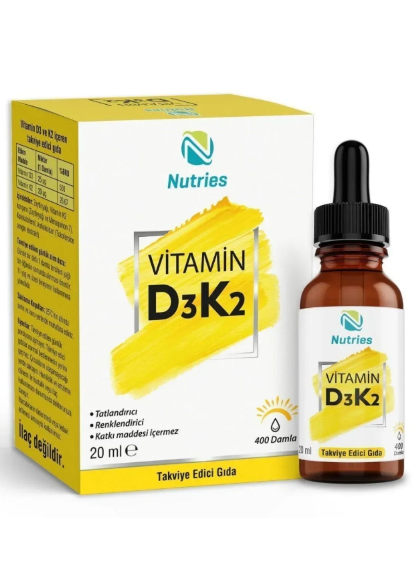 D3K2 Damla 20 ml