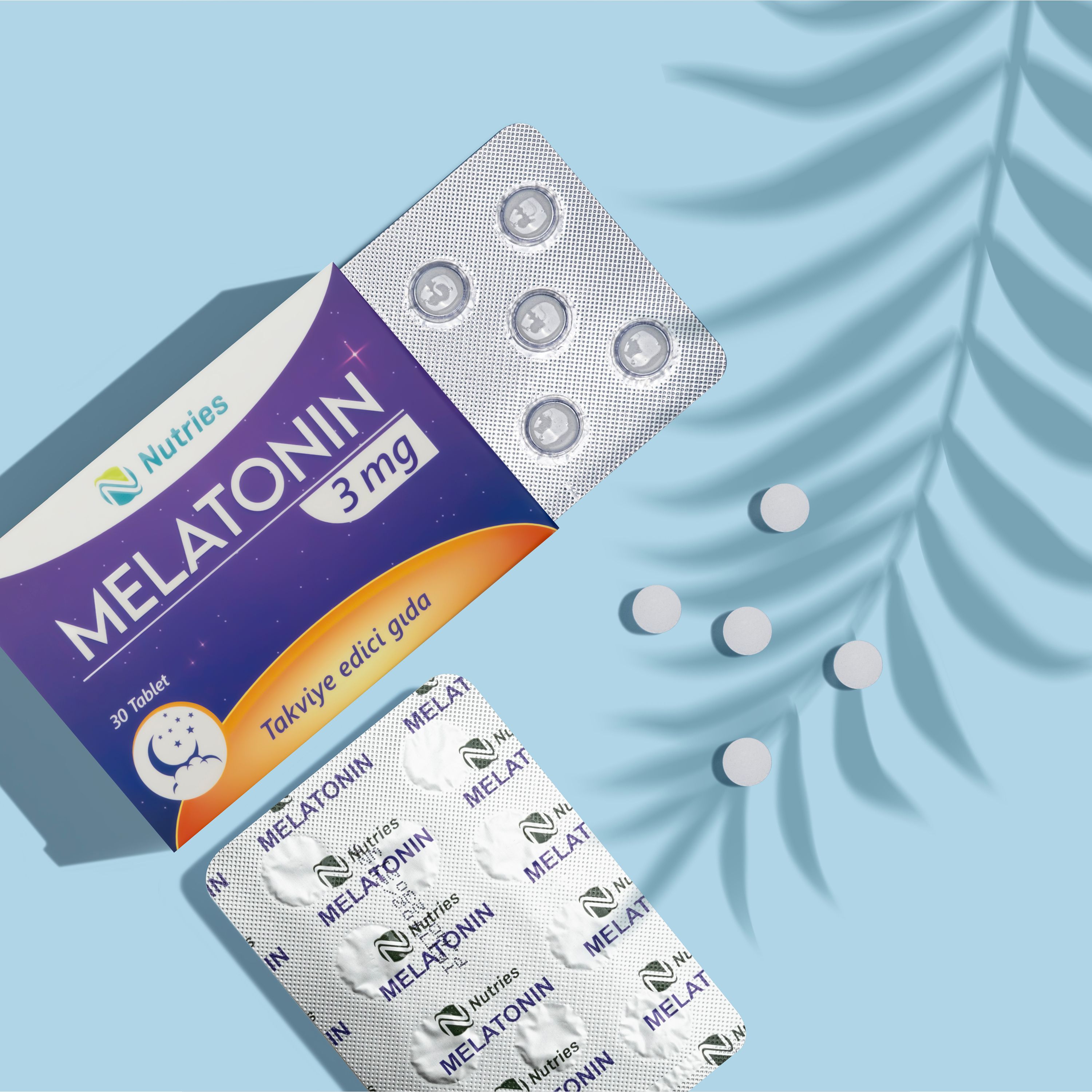 Nutries Melatonin 3 mg 30 Tablet