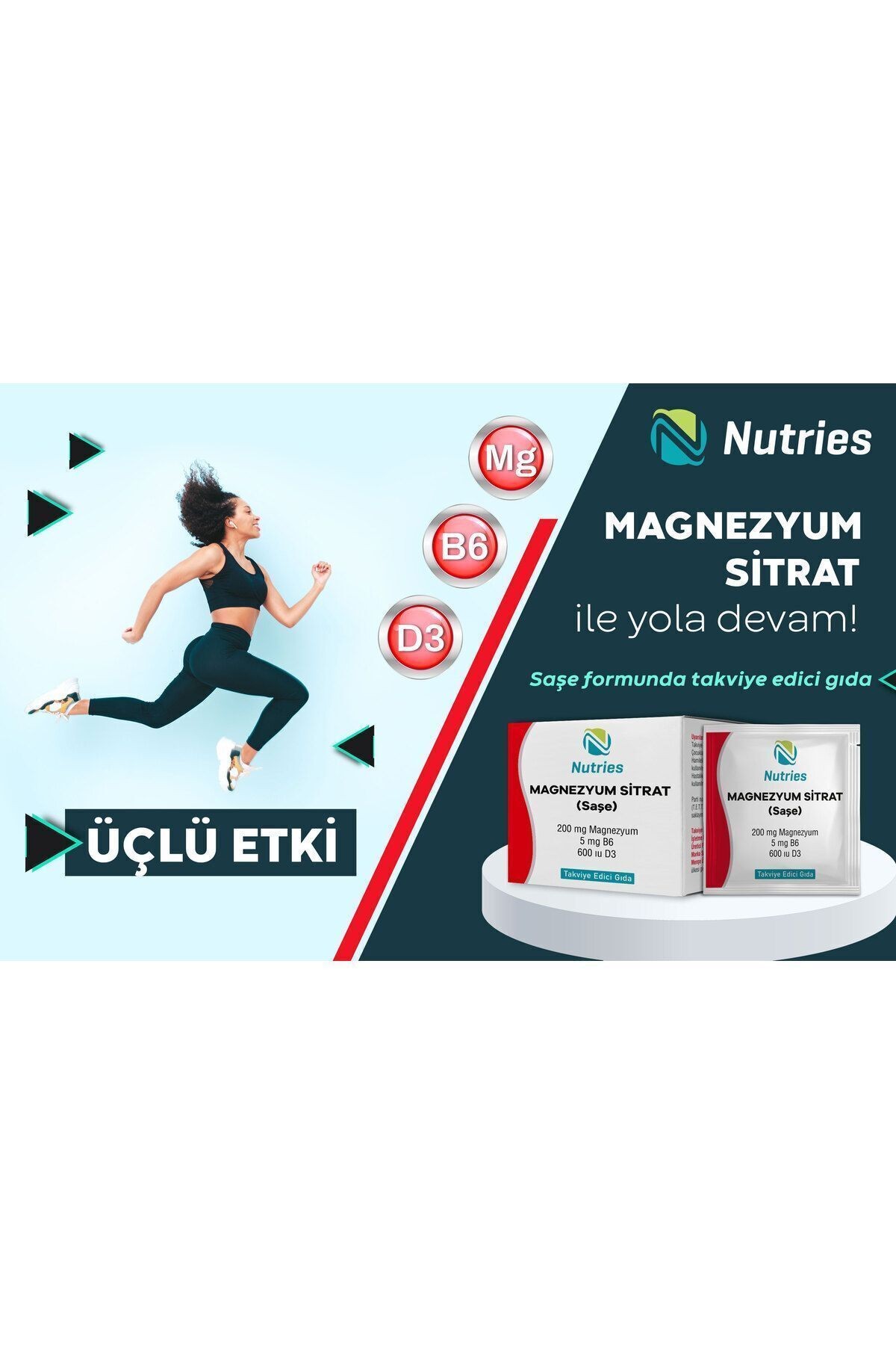 Magnezyum Sitrat Saşe – 3’lü Ekonomik Set