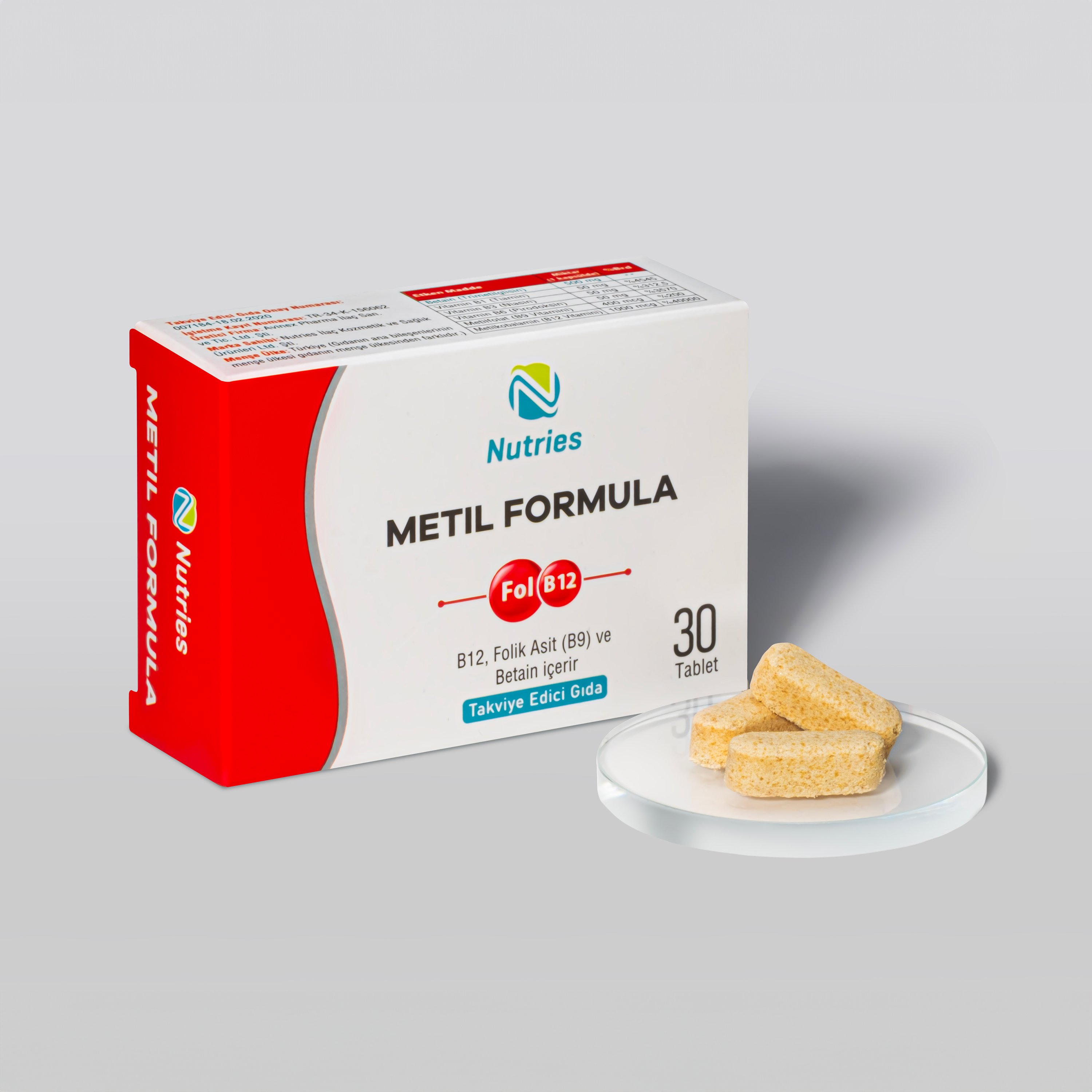 Nutries MetilFormula 30 Tablet