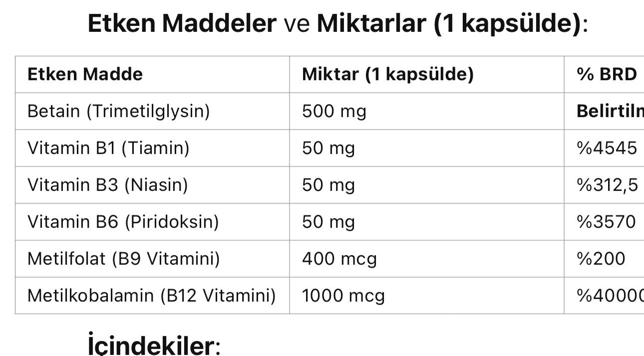 Nutries MetilFormula 30 Tablet