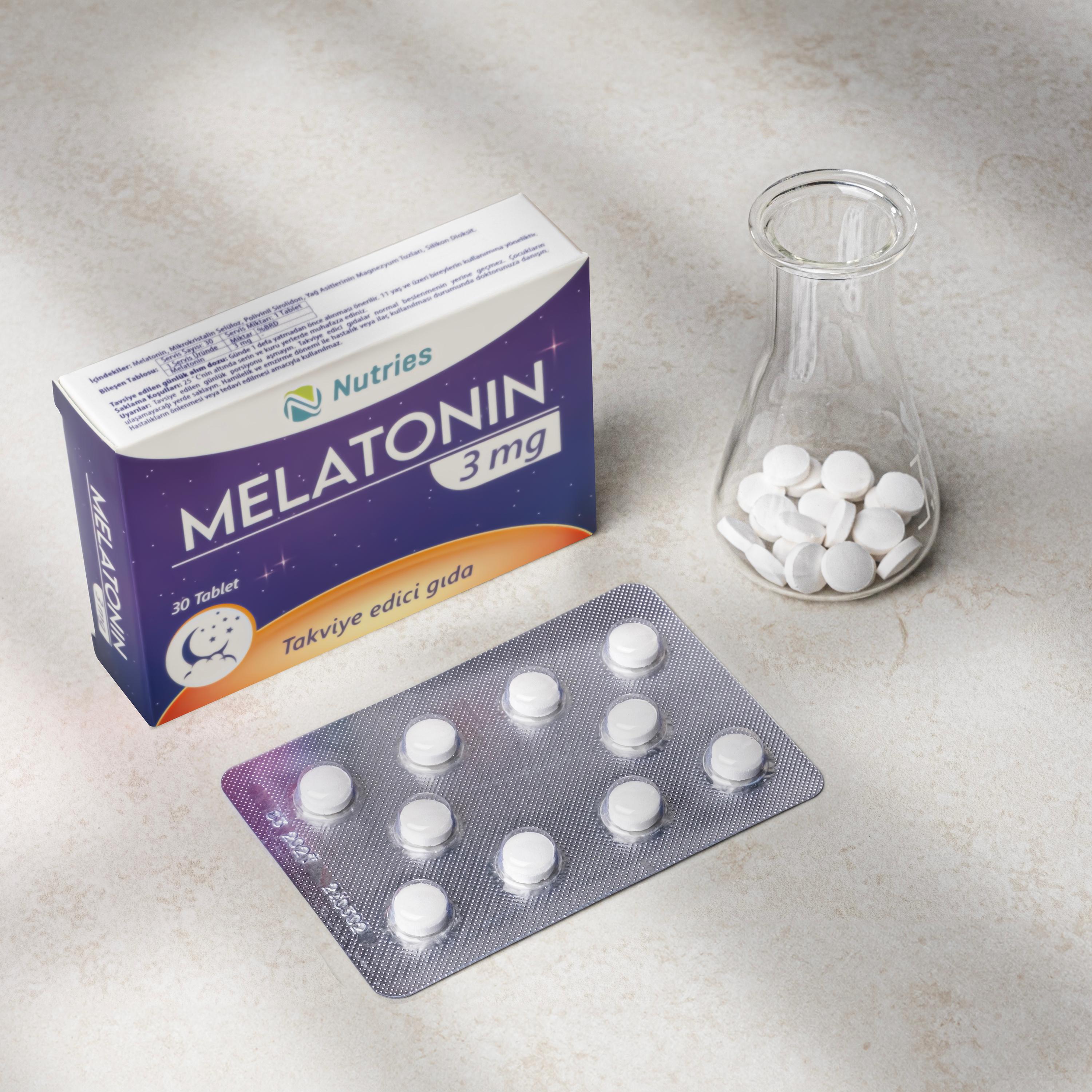 Nutries Melatonin 3 mg 30 Tablet