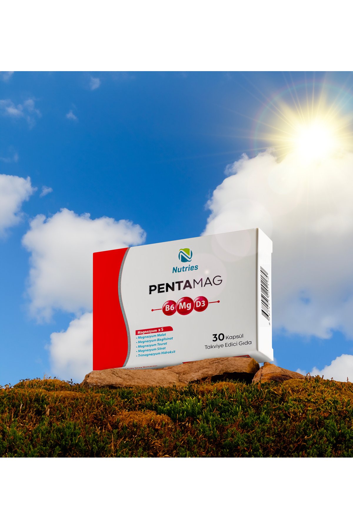 PentaMag Magnezyum Takviyesi 30 Kapsül – 3’lü Ekonomik Set