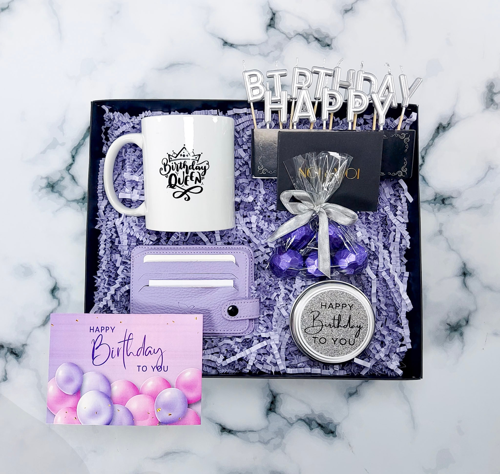 Bhirtday Qeen Purple Doğum Günü Hediye Kutusu