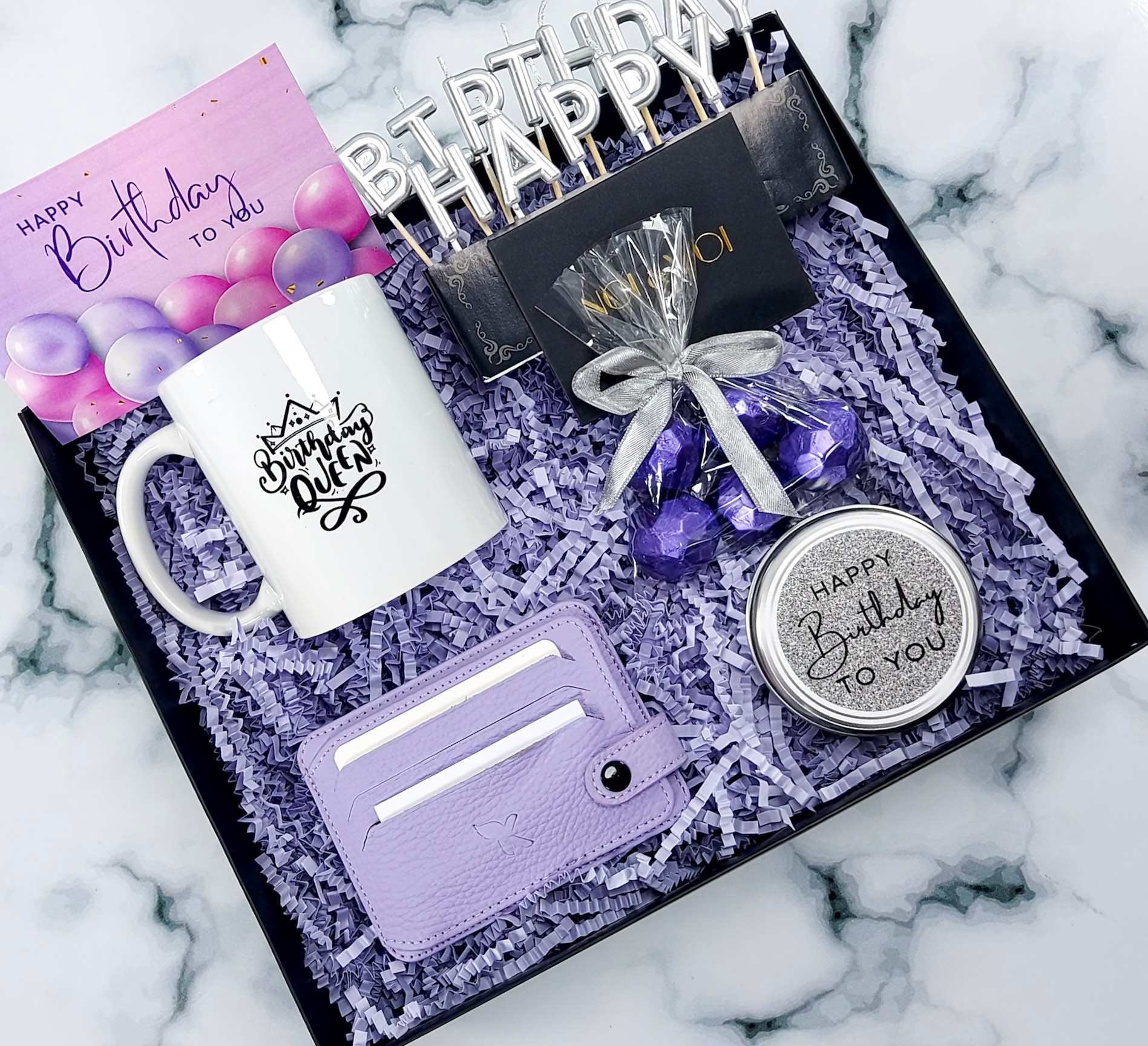Bhirtday Qeen Purple Doğum Günü Hediye Kutusu