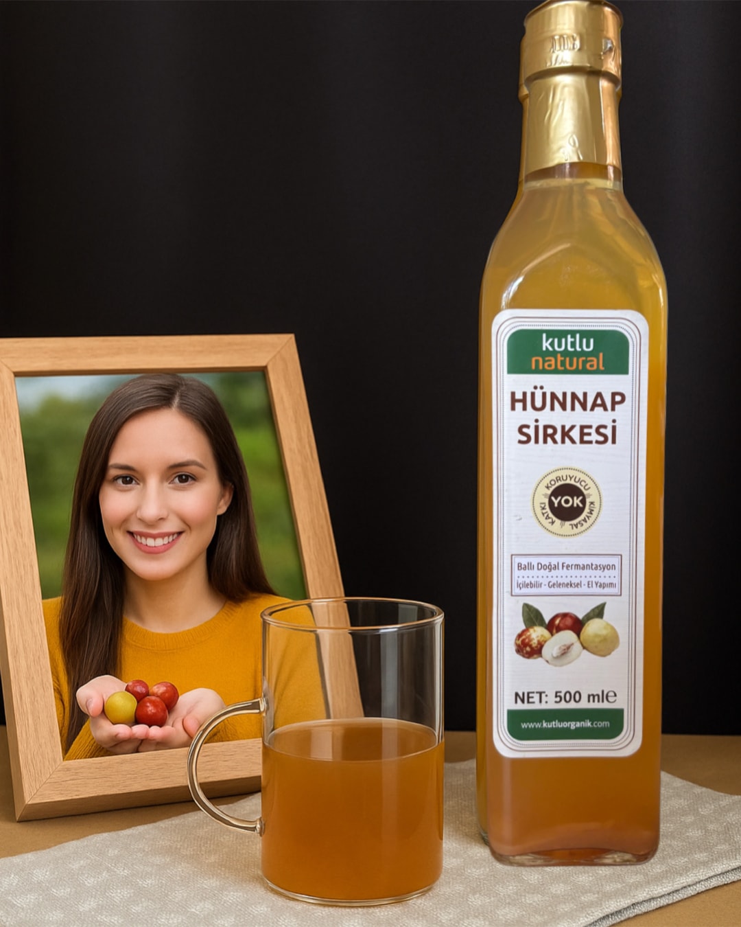 Düzce Hünnap Sirkesi 500 ML