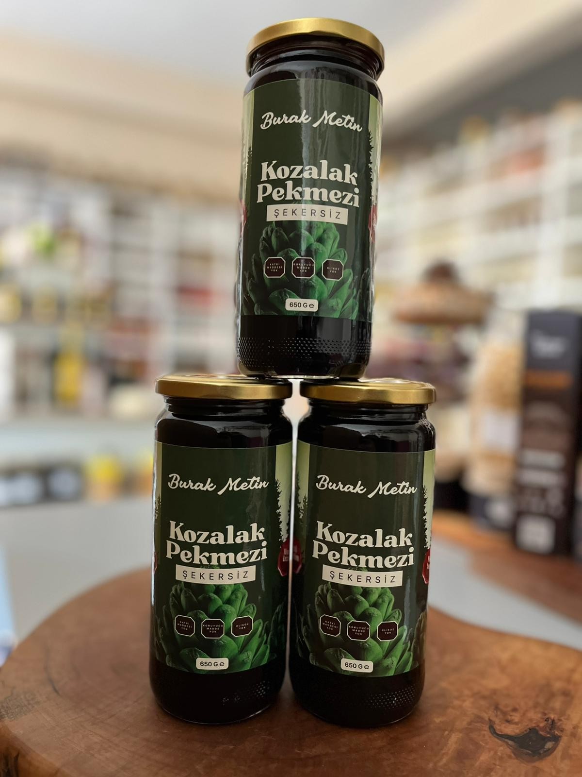 Şekersiz Kozalak Pekmezi 650 GR (Şekersiz)