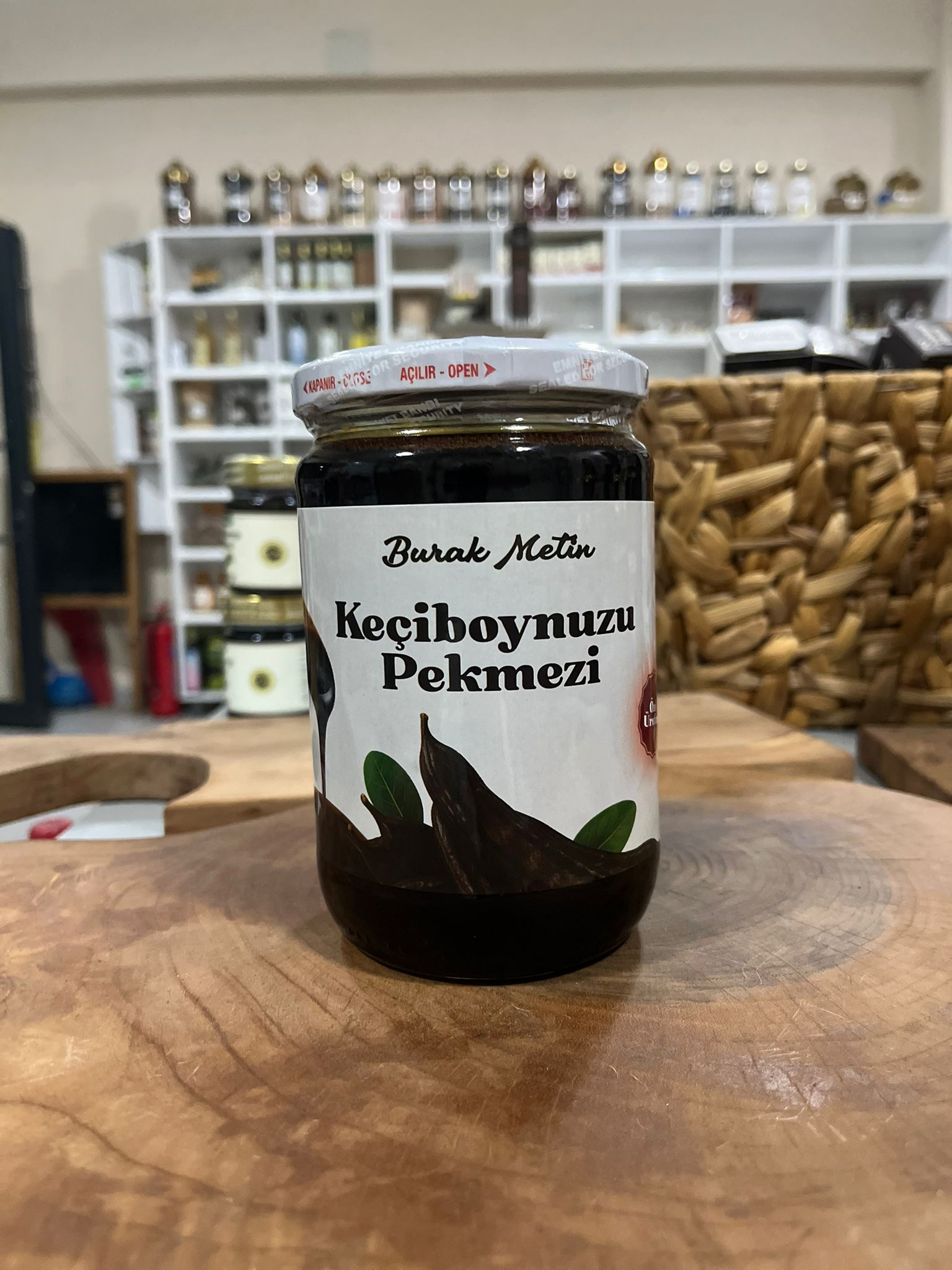 Beyaz Çiğ Tahin 935 GR + Şekersiz Keçiboynuzu Pekmezi 800 Gr
